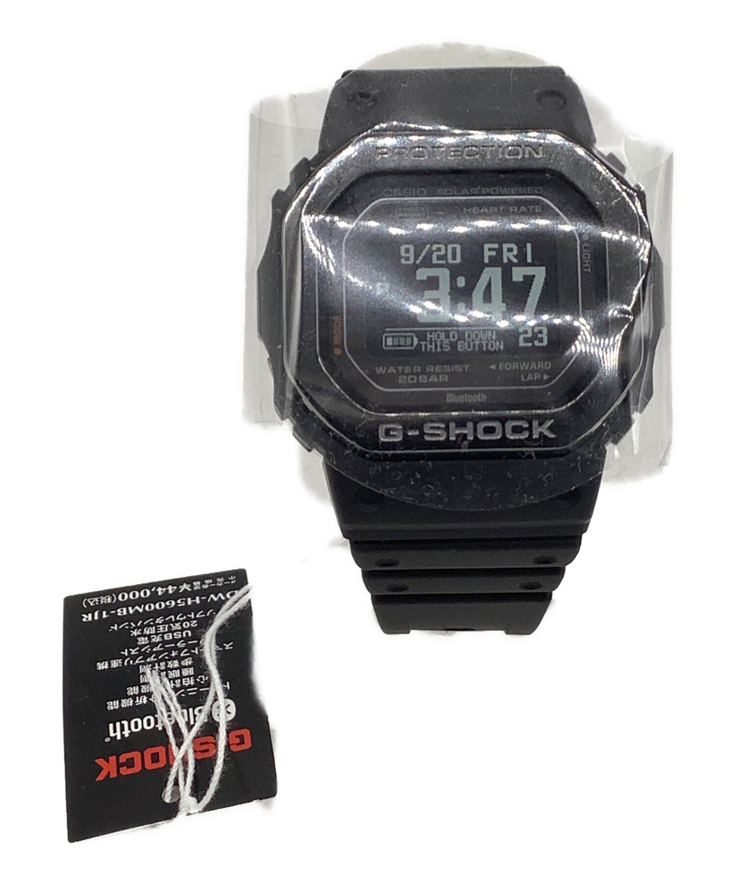 中古・古着通販】CASIO (カシオ) デジタルウォッチ G-SHOCK ソーラー充電 ブラック 未使用品｜ブランド・古着通販  トレファク公式【TREFAC FASHION】スマホサイト