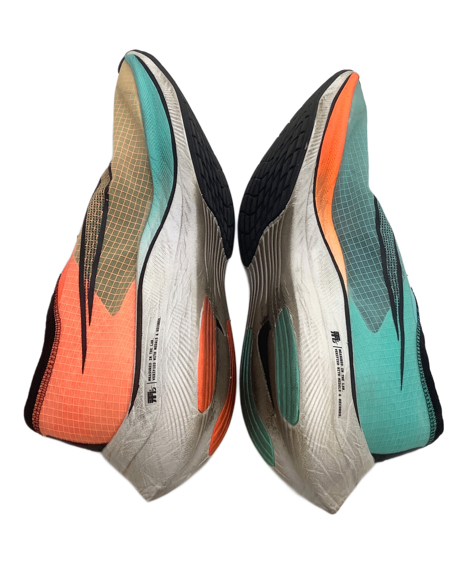 中古・古着通販】NIKE (ナイキ) ランニングシューズ ZOOMX VAPORFLY NEXT% HKNE・箱根駅伝限定カラー ミント×オレンジ  サイズ:26.5｜ブランド・古着通販 トレファク公式【TREFAC FASHION】スマホサイト