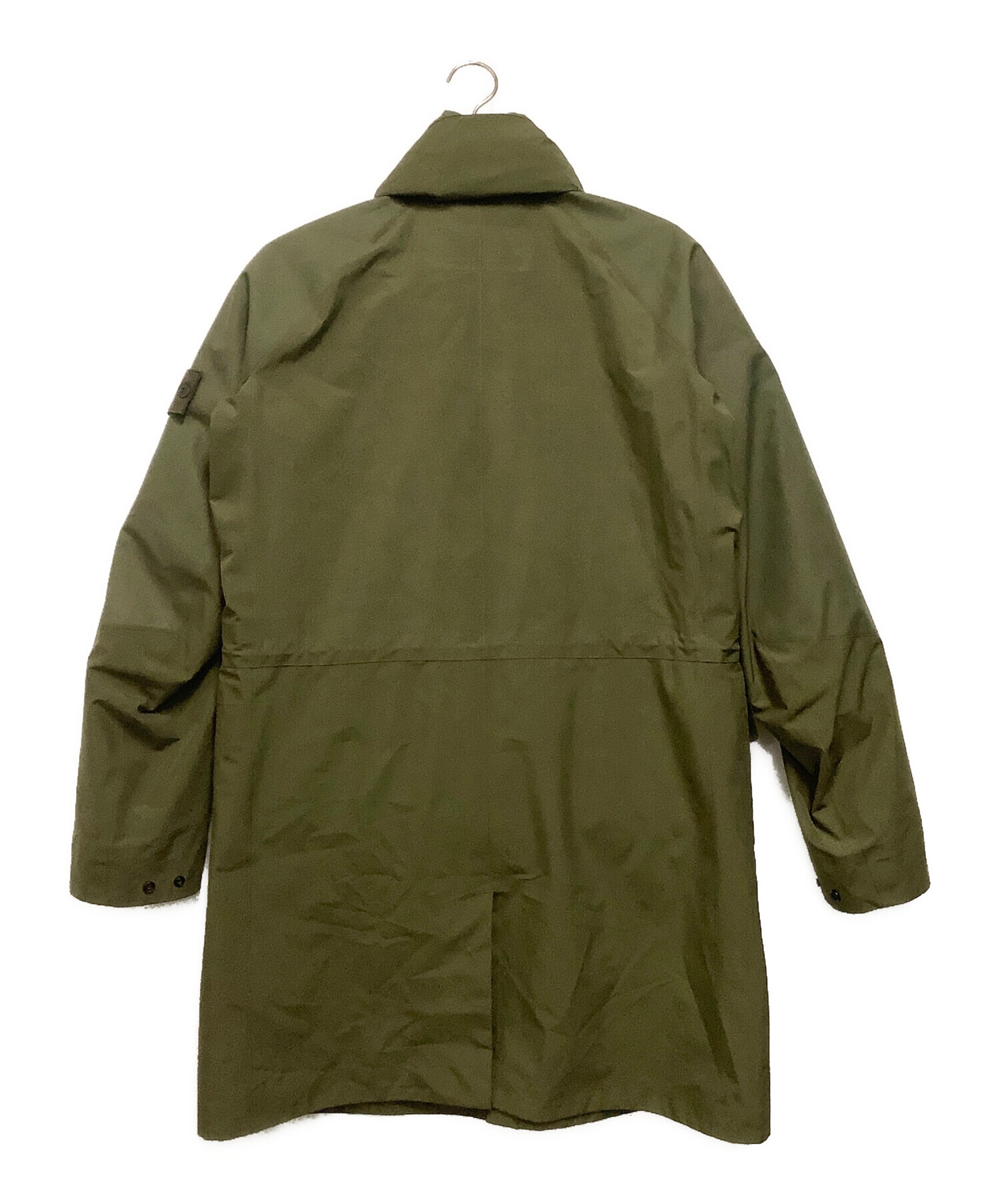 STONE ISLAND (ストーンアイランド) ライナー付ダウンコート　TANK SHIELD GHOST PIECE カーキ サイズ:L