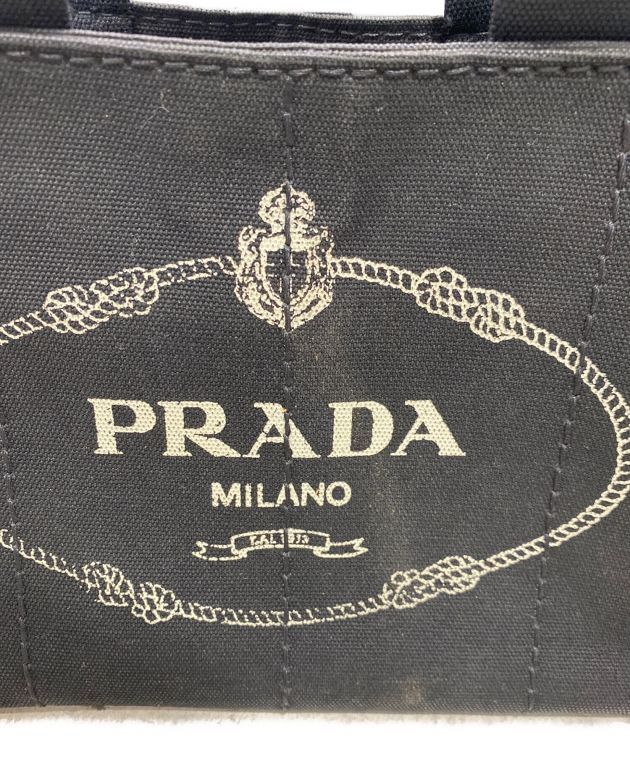 中古・古着通販】PRADA (プラダ) キャンバストートバッグ カナパS ブラック｜ブランド・古着通販 トレファク公式【TREFAC  FASHION】スマホサイト