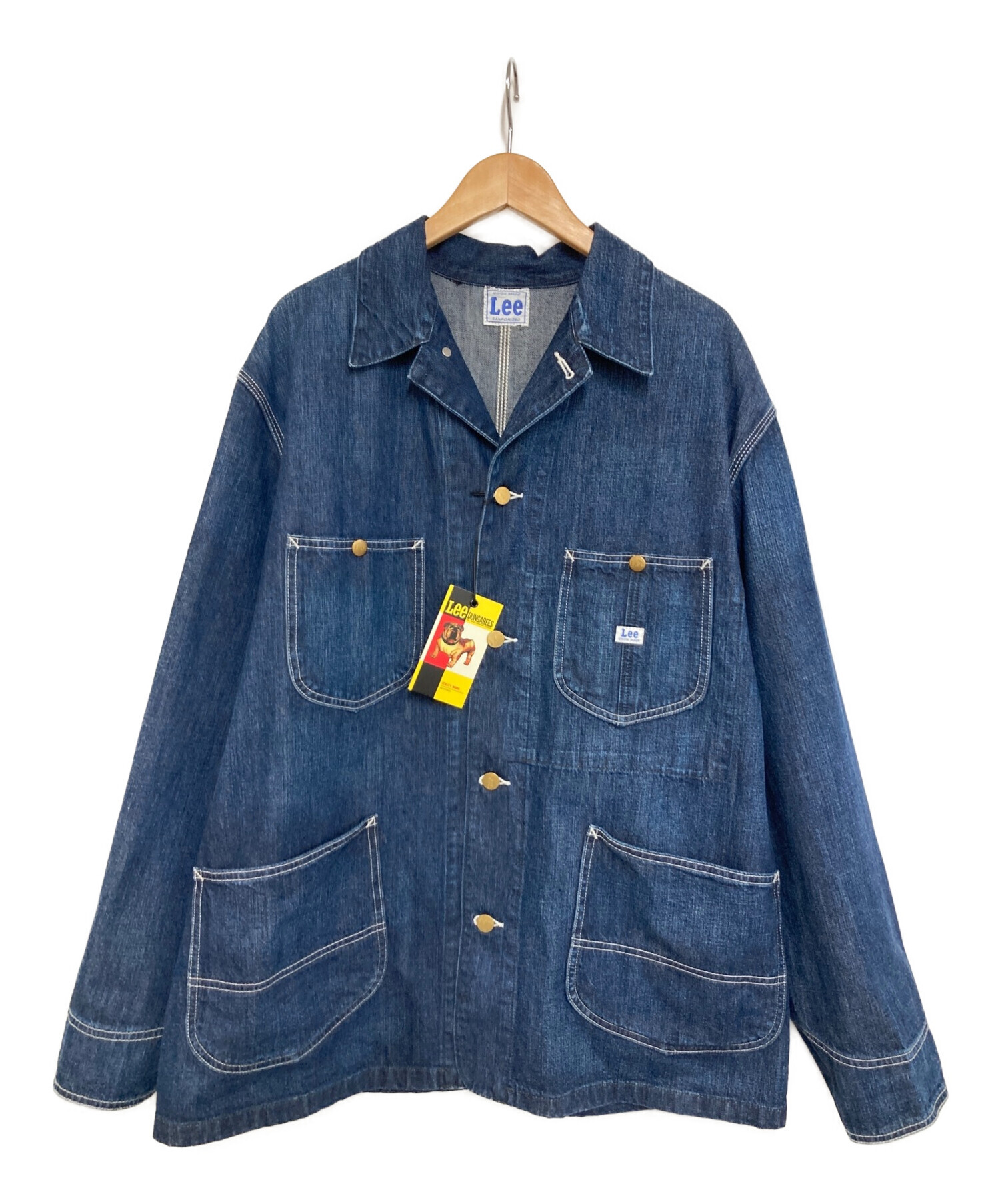 レア Lee リー カバーオール -(XL位) インディゴ 【古着】【中古