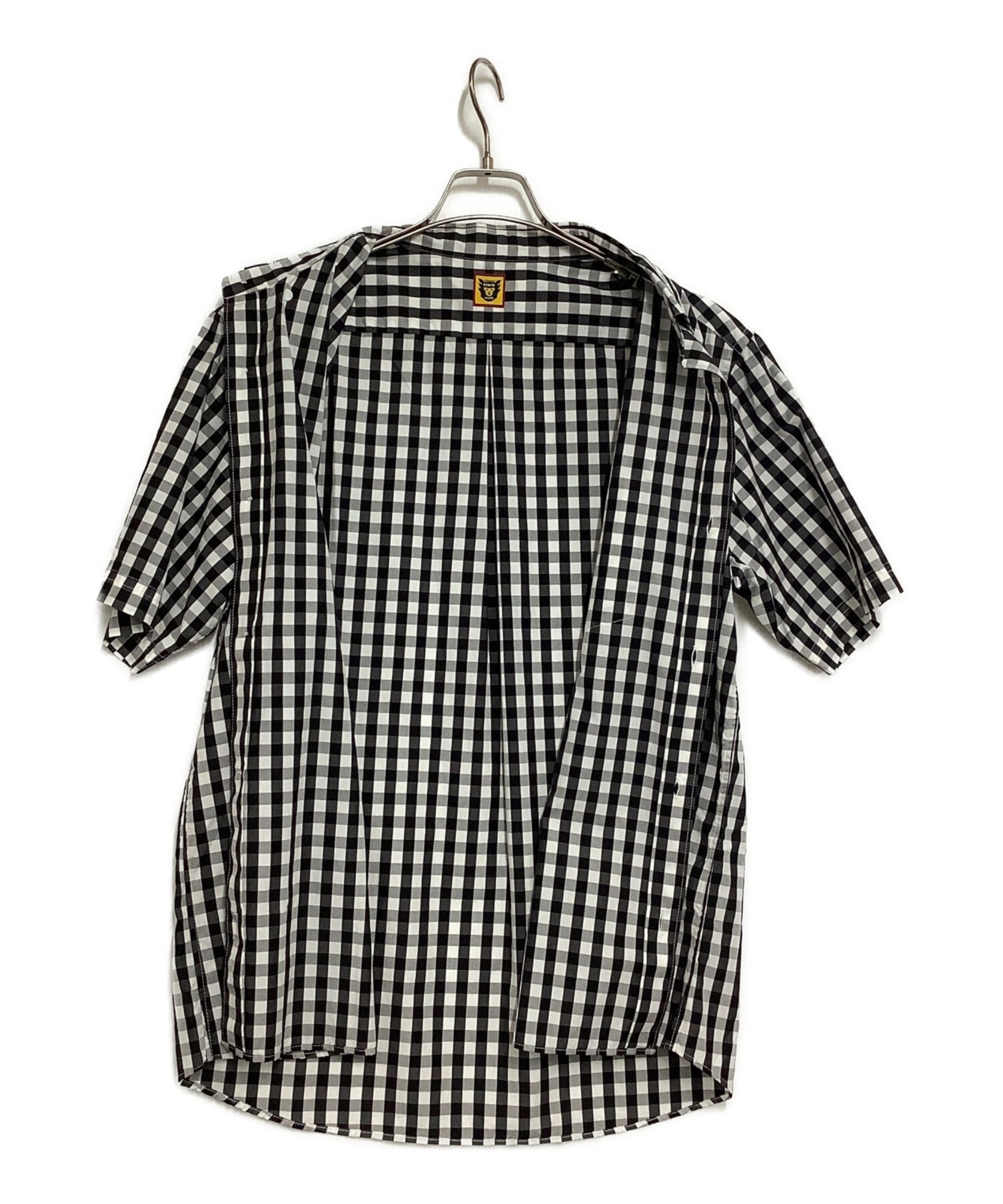 HUMAN MADE GINGHAM CHECK B.D S/S SHIRT BLUE XLサイズ ヒューマン 