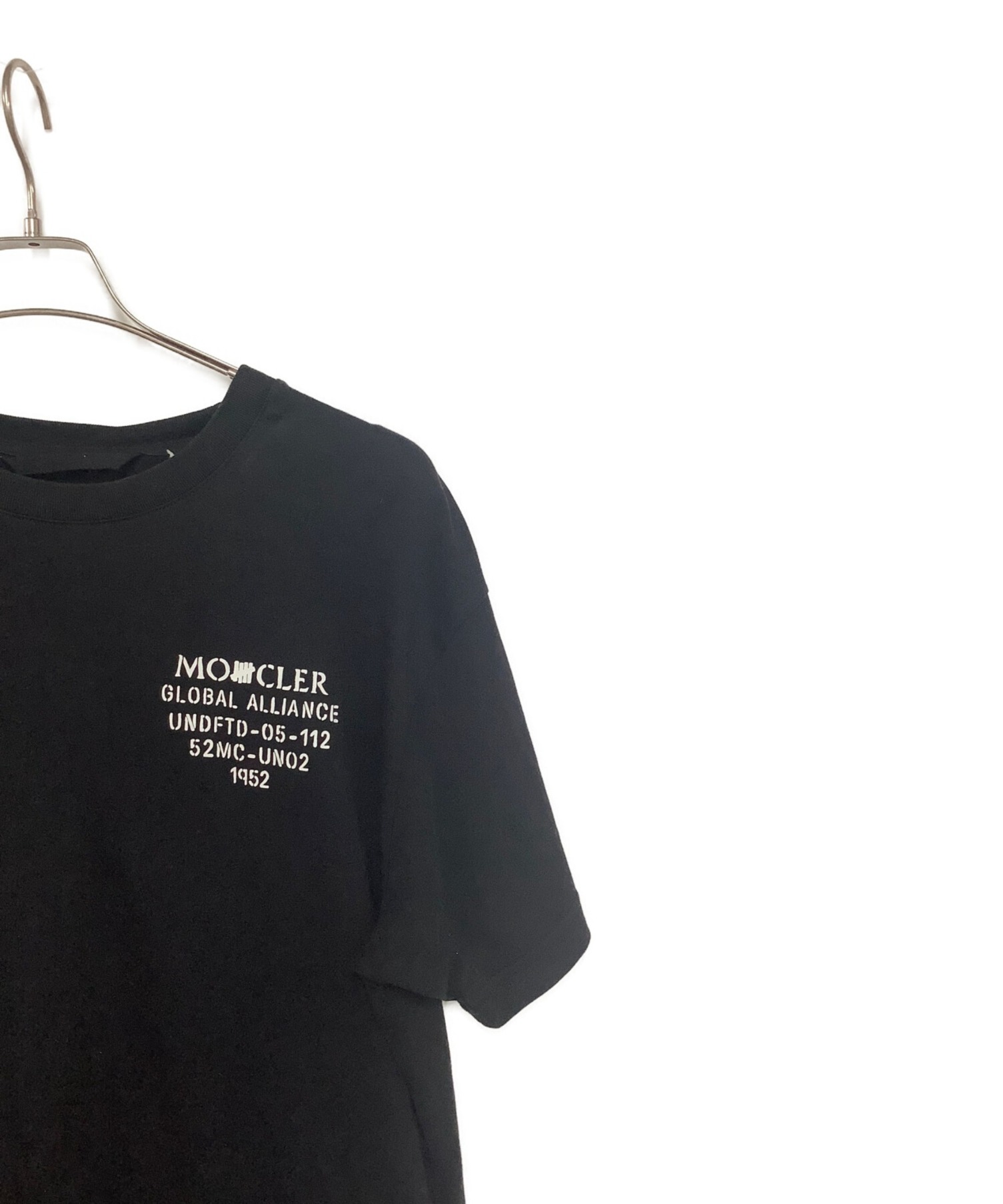 中古・古着通販】MONCLER (モンクレール) Tシャツ ブラック サイズ:M