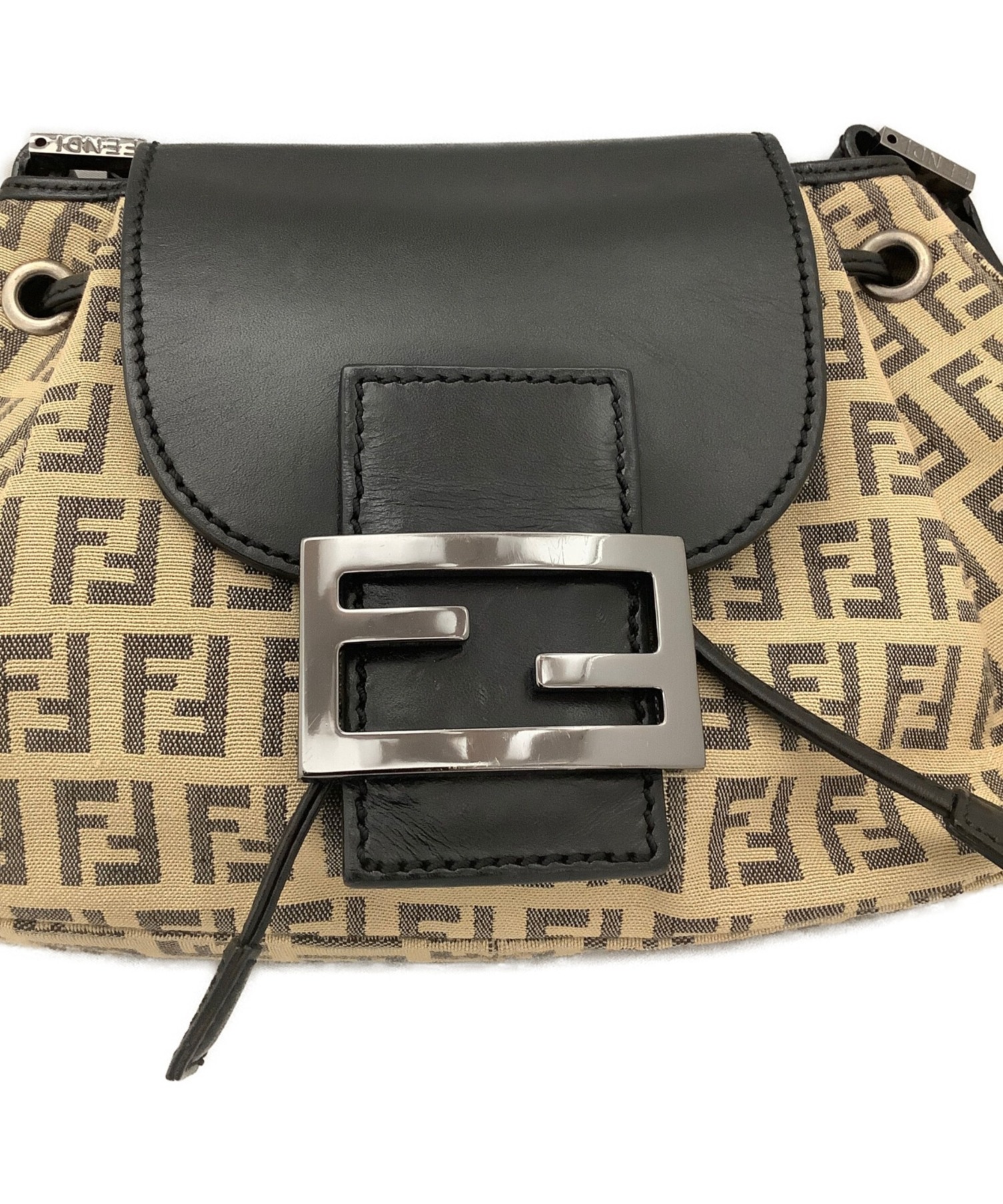 中古・古着通販】FENDI (フェンディ) ハンドバッグ ベージュ サイズ