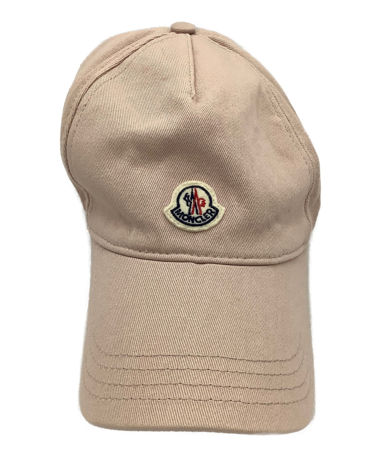 正規サイトで認証確認済です認証確認済　美品　モンクレール　キャップ　ベージュピンク　帽子
