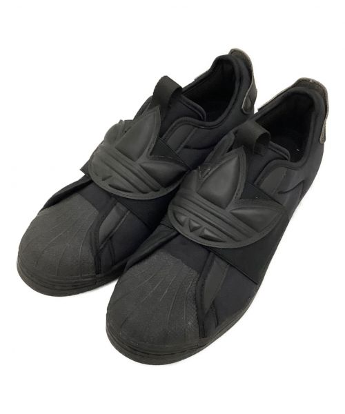 中古・古着通販】adidas (アディダス) スリッポン ブラック サイズ