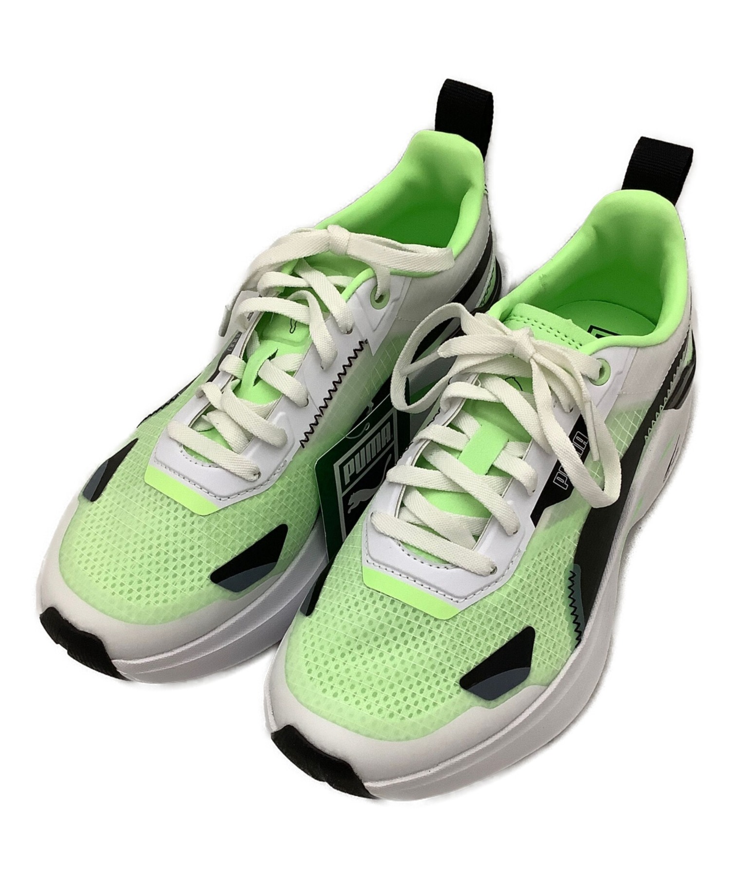 中古・古着通販】PUMA (プーマ) スニーカー グリーン×ホワイト サイズ