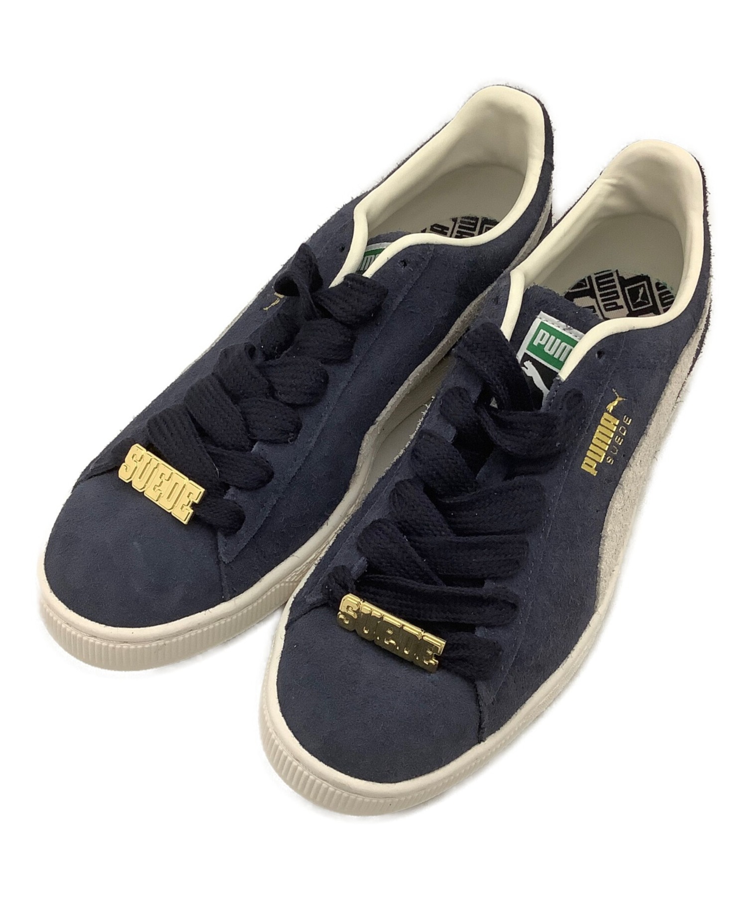 中古・古着通販】PUMA (プーマ) スウェードシューズ ネイビー サイズ