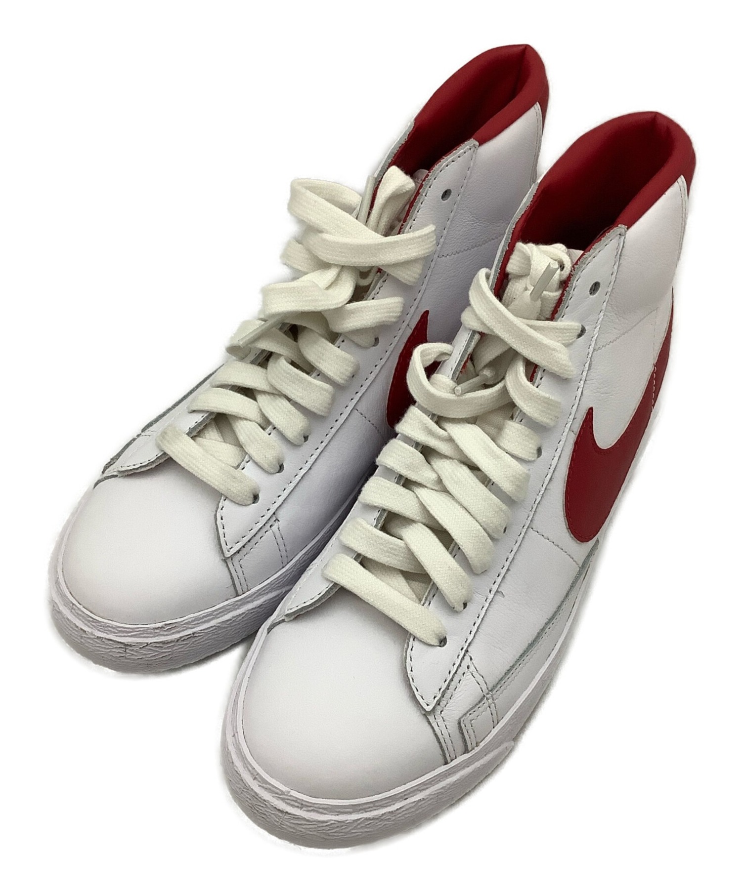 中古・古着通販】NIKE (ナイキ) スニーカー ホワイト×レッド サイズ