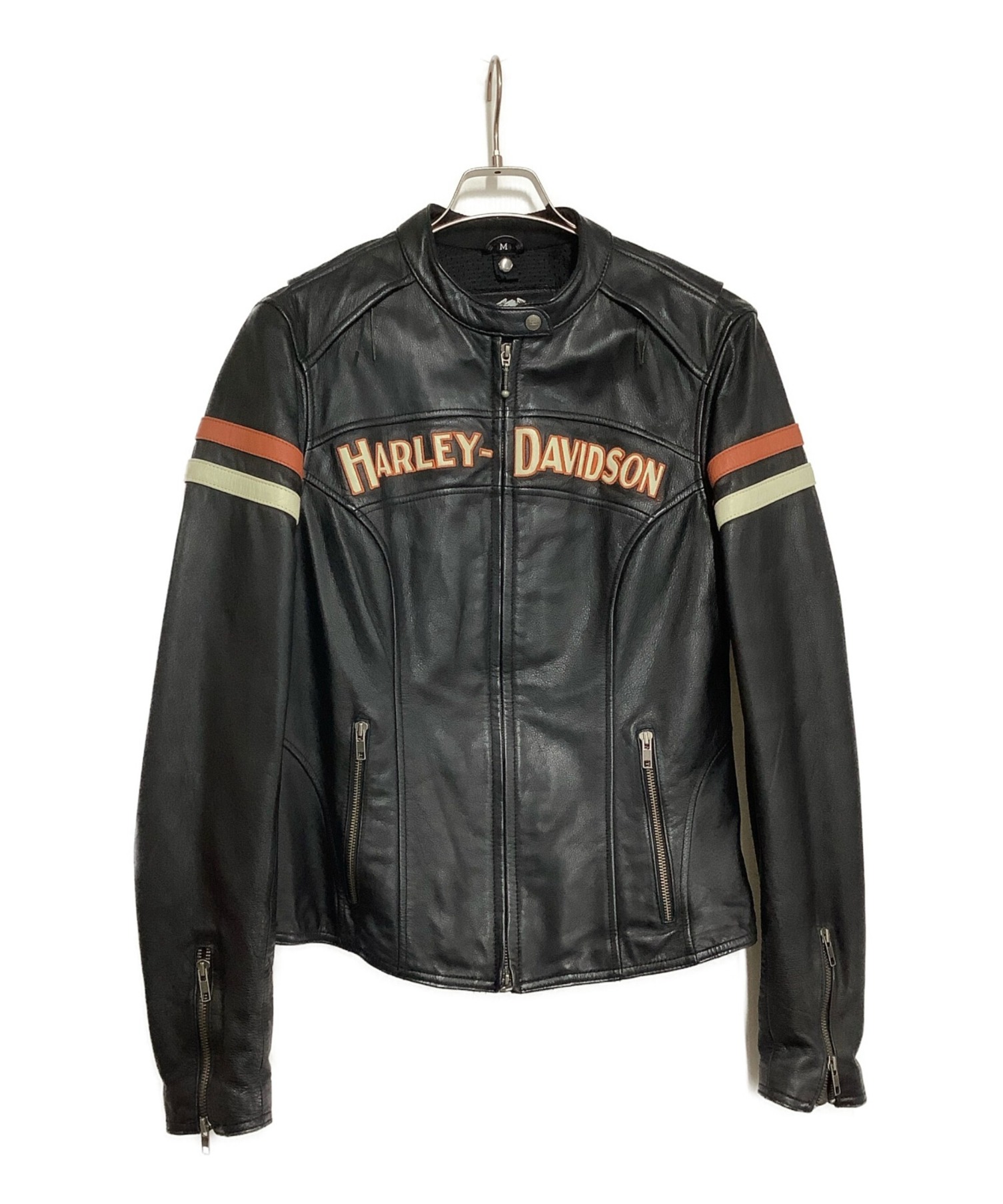 中古・古着通販】HARLEY-DAVIDSON (ハーレーダビッドソン) レザージャケット ブラック サイズ:M｜ブランド・古着通販  トレファク公式【TREFAC FASHION】スマホサイト