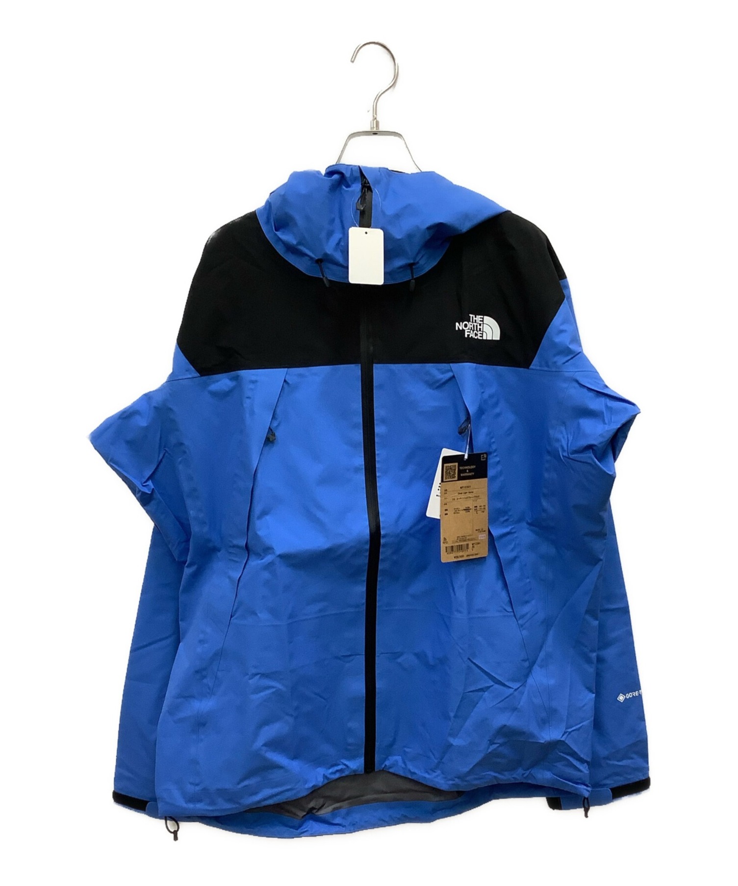 THE NORTH FACE (ザ ノース フェイス) クライムライトジャケット スーパーソニックブルー×ブラック サイズ:L