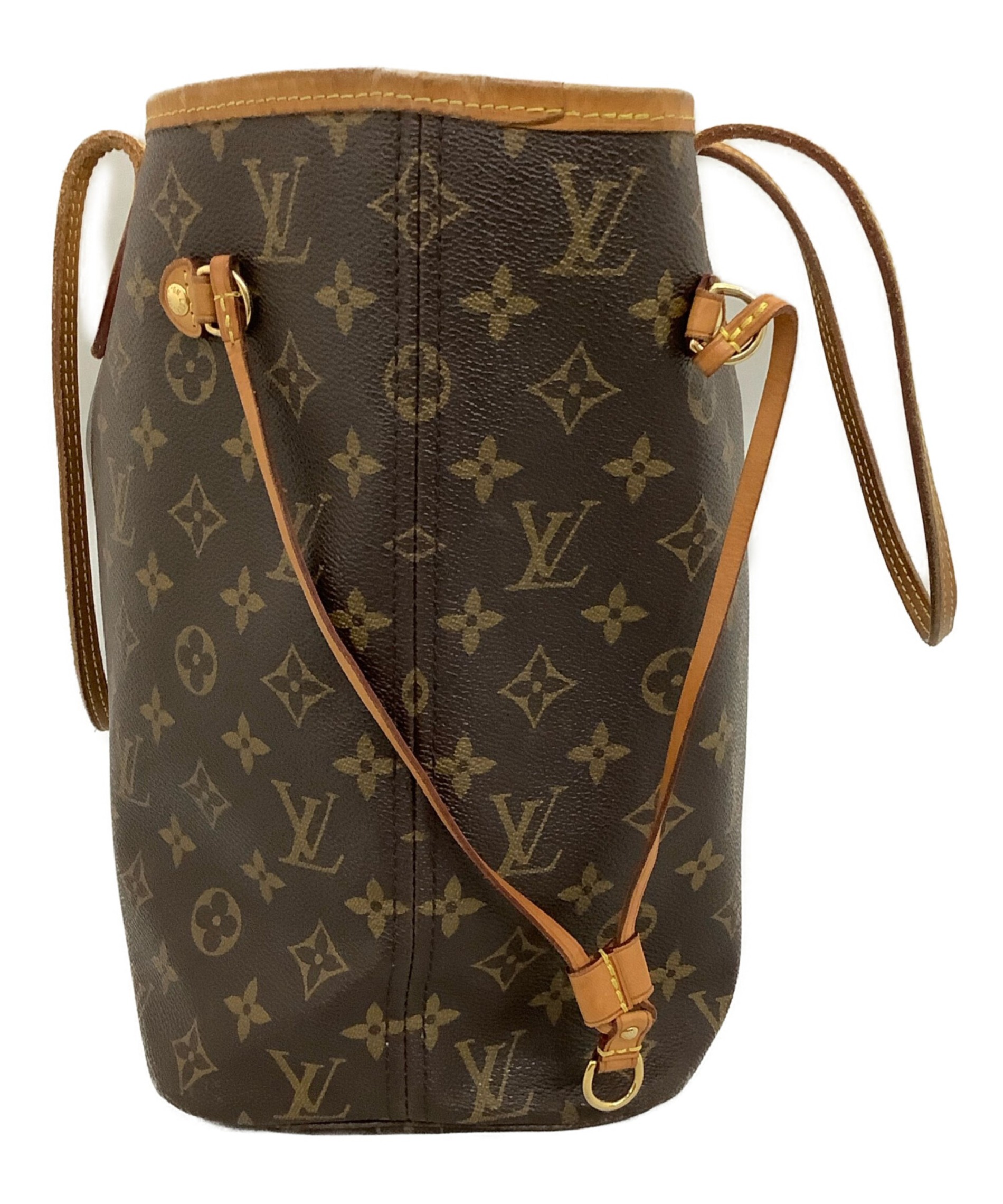 LOUIS VUITTON (ルイ ヴィトン) トートバッグ/ネヴァーフル MM ブラウン サイズ:MM