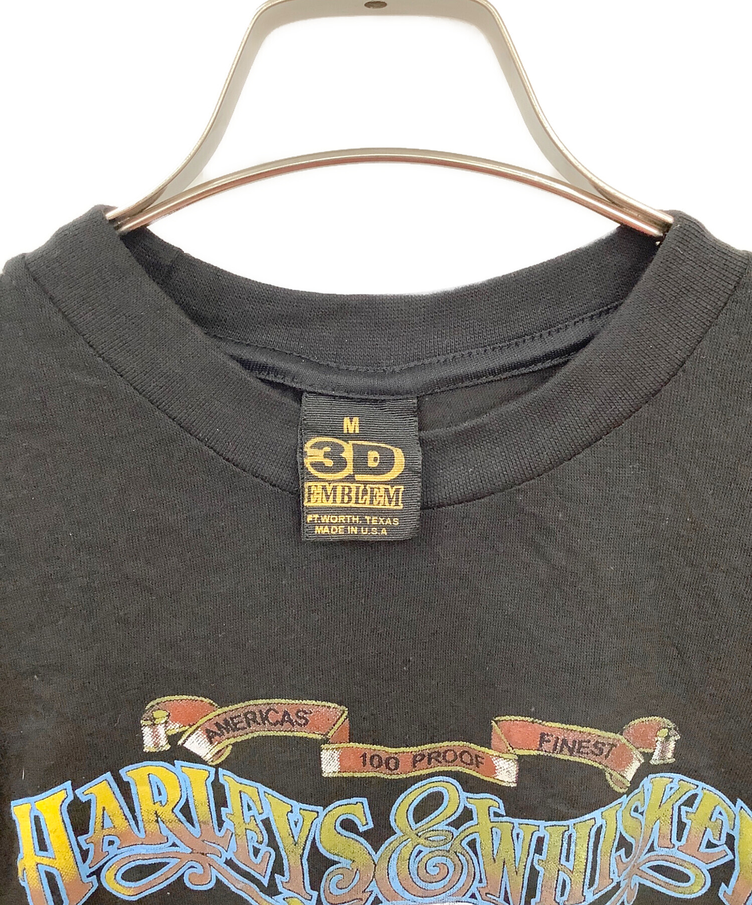 中古・古着通販】3D EMBLEM (3dエンブレム) HARLEY-DAVIDSON (ハーレーダビッドソン) バイカーTEE ブラック  サイズ:M｜ブランド・古着通販 トレファク公式【TREFAC FASHION】スマホサイト