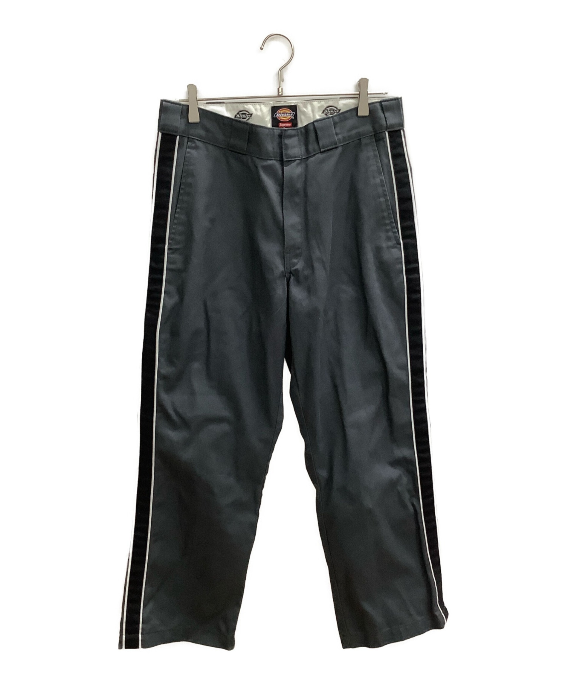 Dickies (ディッキーズ) SUPREME (シュプリーム) Stripe 874 Work Pant グレー サイズ:32