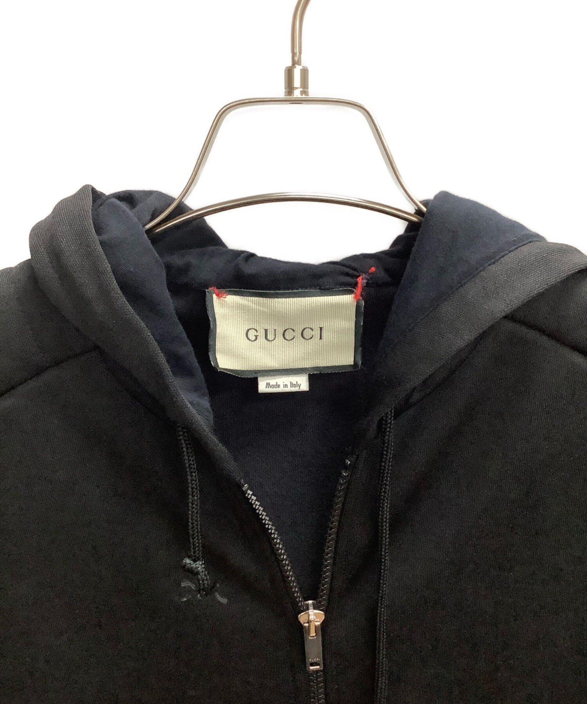 中古・古着通販】GUCCI (グッチ) テクニカルジャージジャケット ブラック サイズ:M｜ブランド・古着通販 トレファク公式【TREFAC  FASHION】スマホサイト