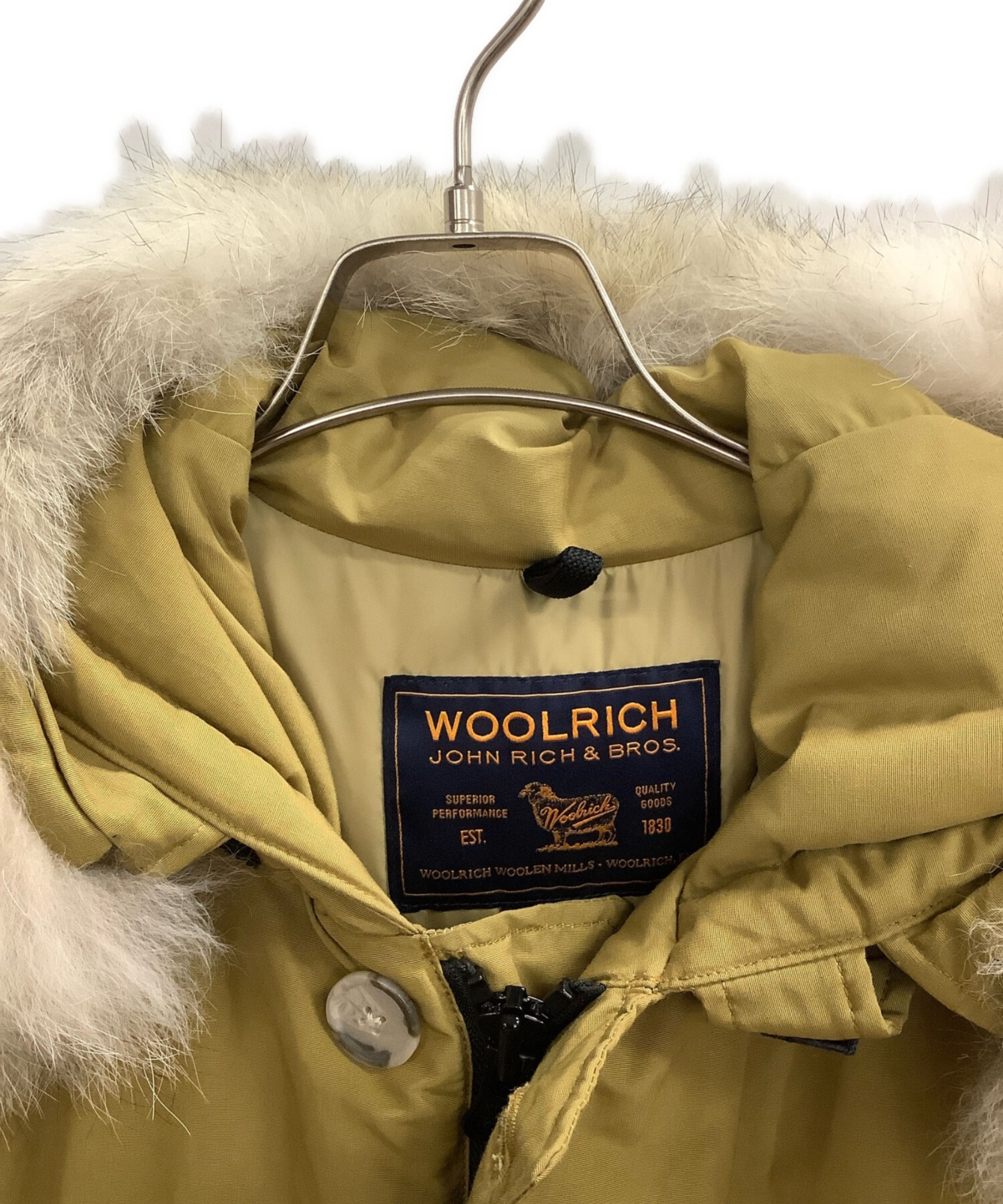 中古・古着通販】WOOLRICH (ウールリッチ) ダウンジャケット カーキ サイズ:M｜ブランド・古着通販 トレファク公式【TREFAC  FASHION】スマホサイト