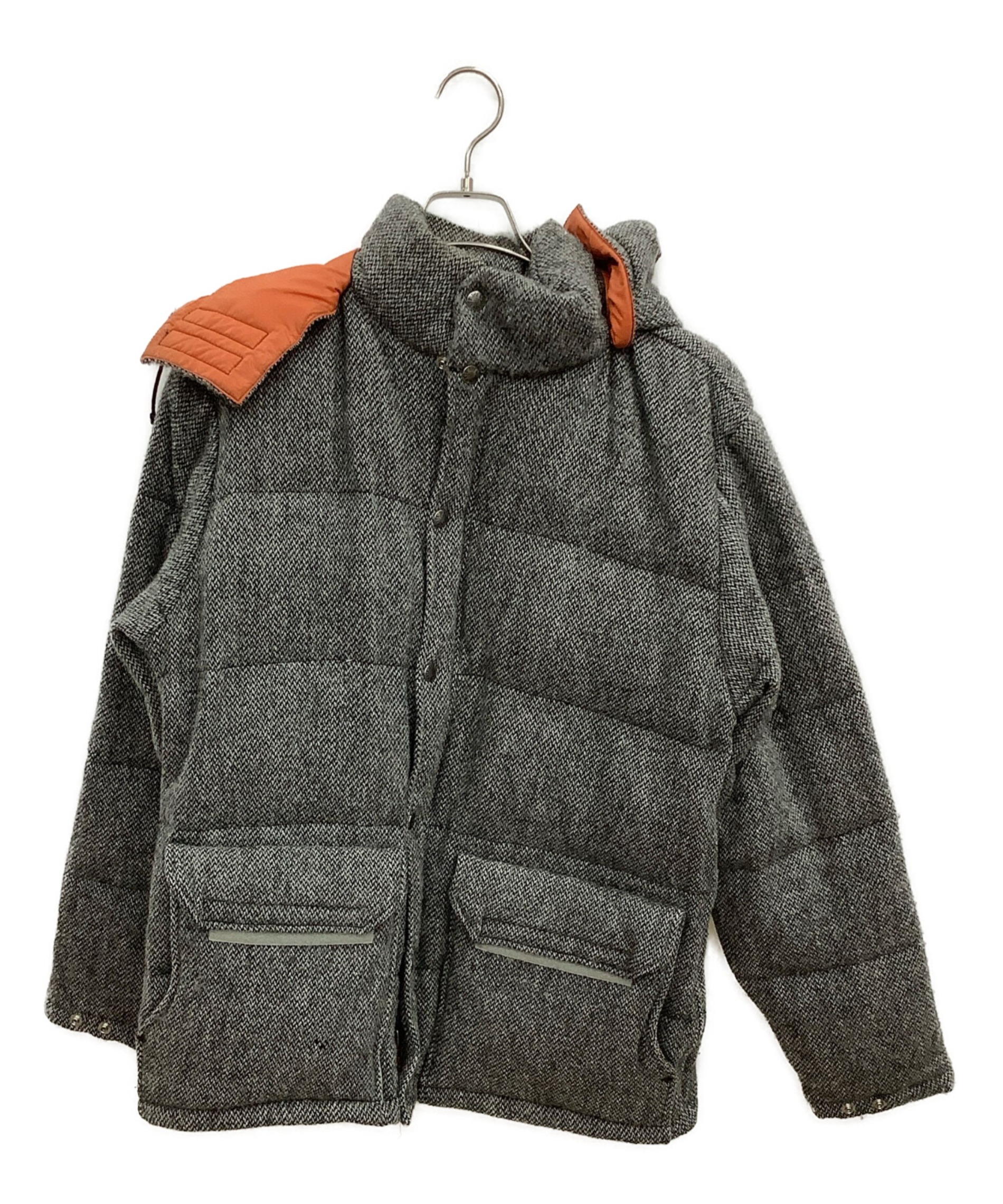 THE NORTHFACE PURPLELABEL (ザ・ノースフェイス パープルレーベル) Harris Tweed (ハリスツイード)  ダウンジャケット グレー サイズ:M