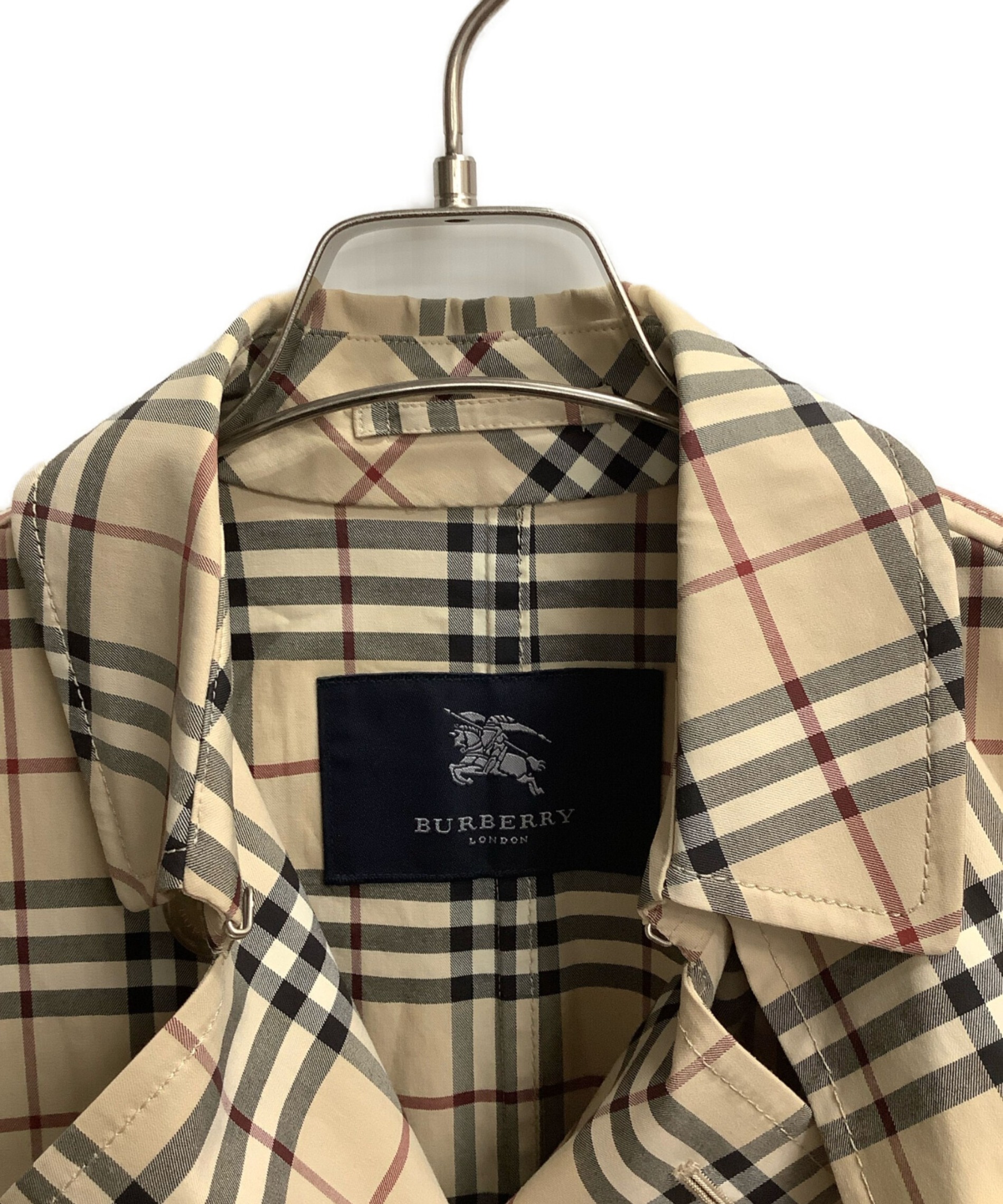 BURBERRY LONDON (バーバリーロンドン) ノバチェックトレンチコート ベージュ サイズ:9