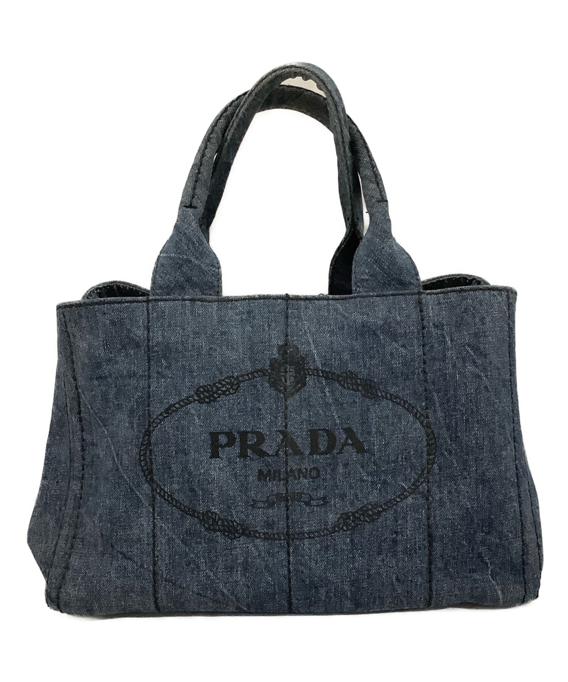 中古・古着通販】PRADA (プラダ) ハンドバッグ インディゴ サイズ:-｜ブランド・古着通販 トレファク公式【TREFAC  FASHION】スマホサイト