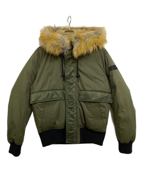 【中古・古着通販】DIESEL (ディーゼル) N-2Bジャケット オリーブ