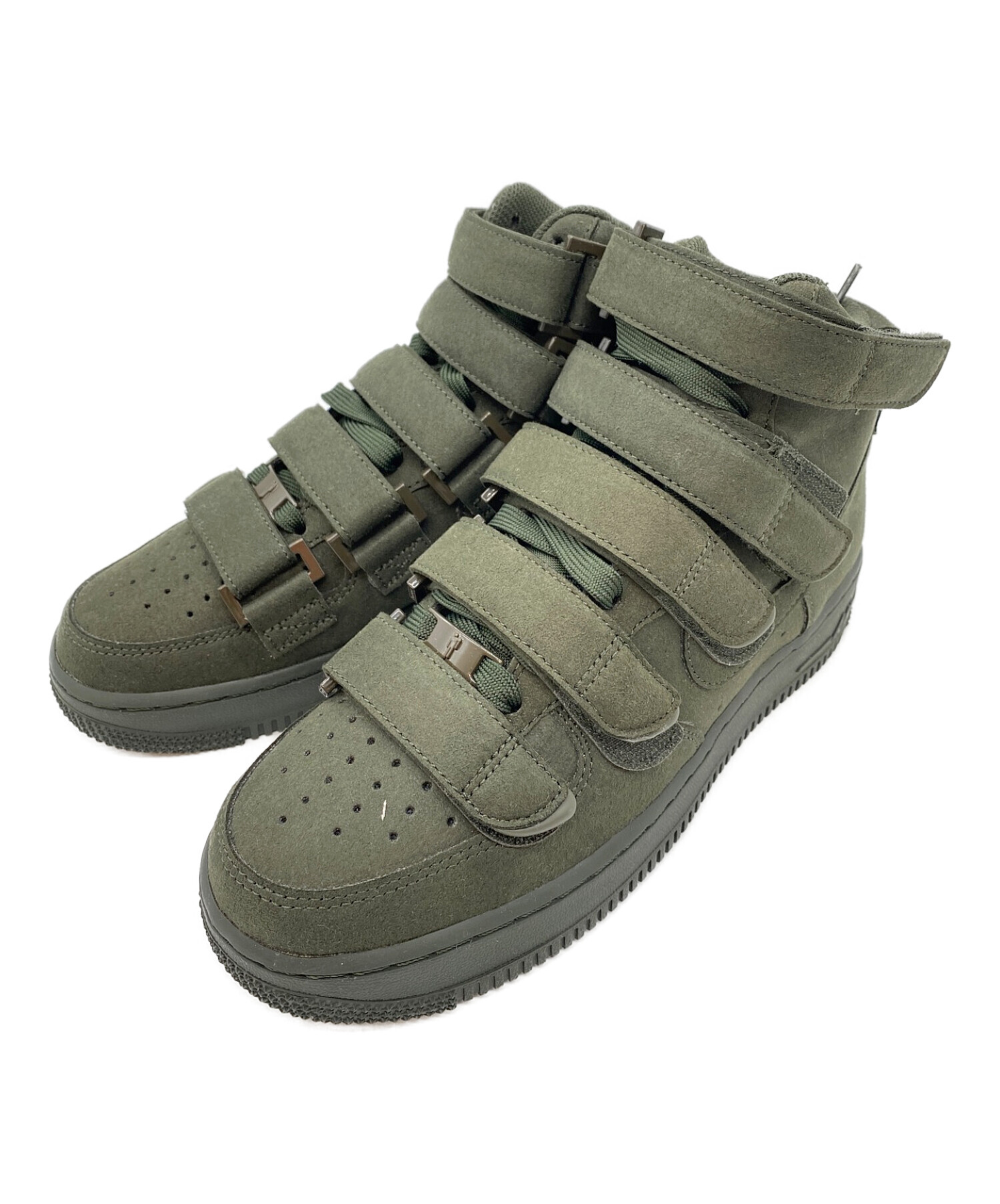 NIKE×Billie Eilish (ナイキ×ビリーアイリッシュ) エア フォース 1 ハイ '07SP Sequoia カーキ サイズ:24.5cm