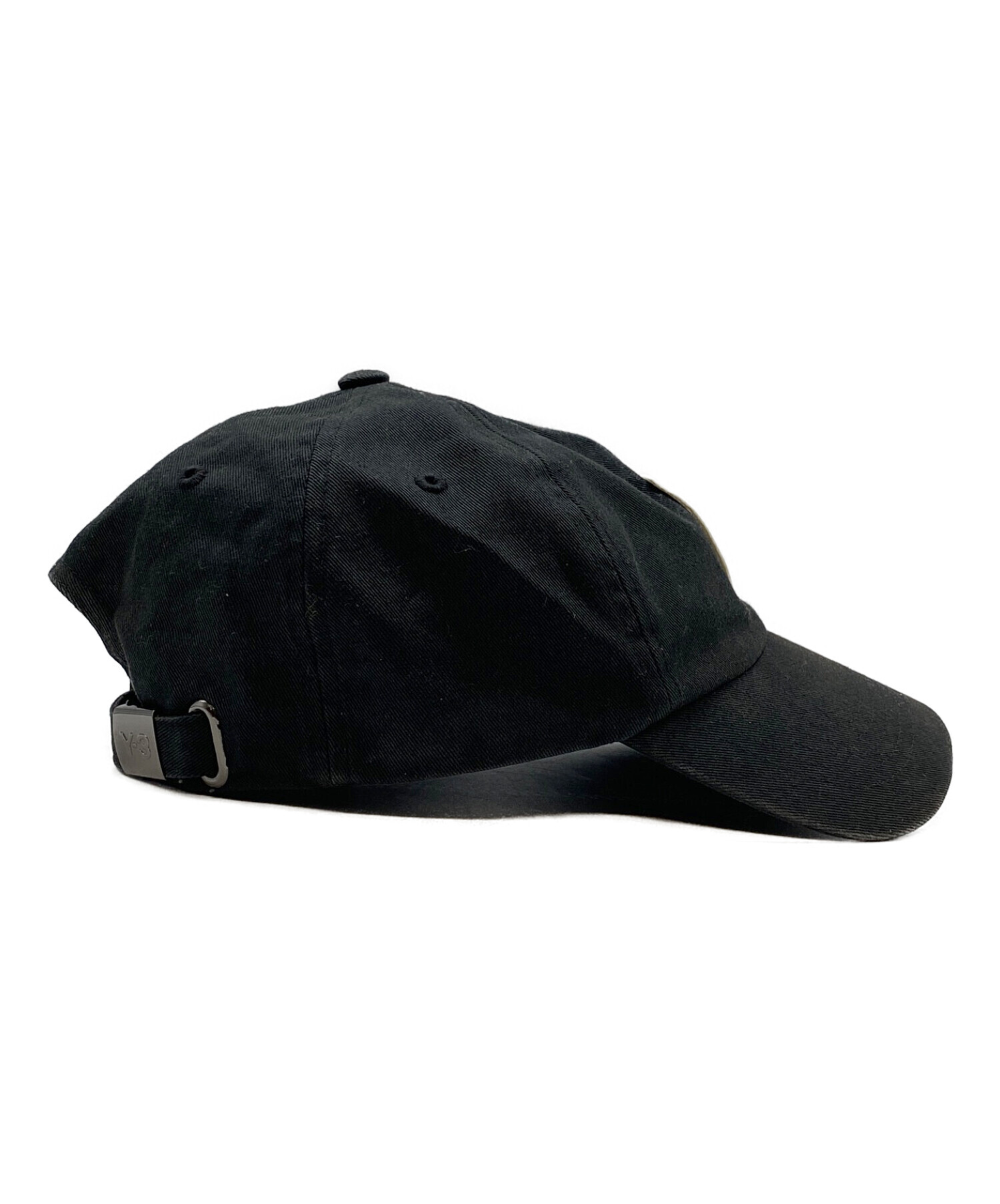 Y-3 (ワイスリー) SQUARE LABEL CAP ブラック