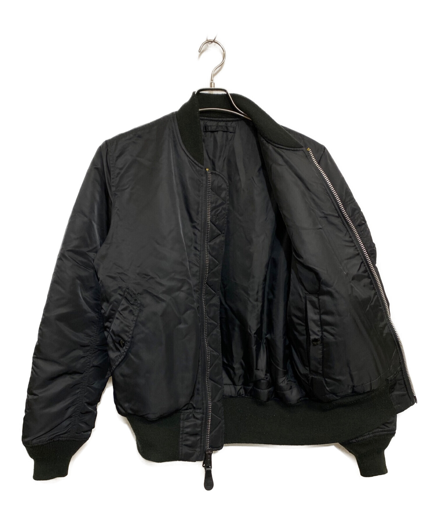 ALPHA (アルファ) X-LARGE (エクストララージ) MA-1ジャケット ブラック サイズ:US L