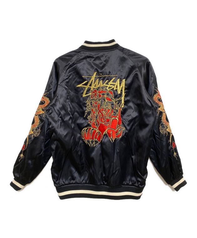 希少美品】Stussy 35th anniversary スカジャン ゴールド - www