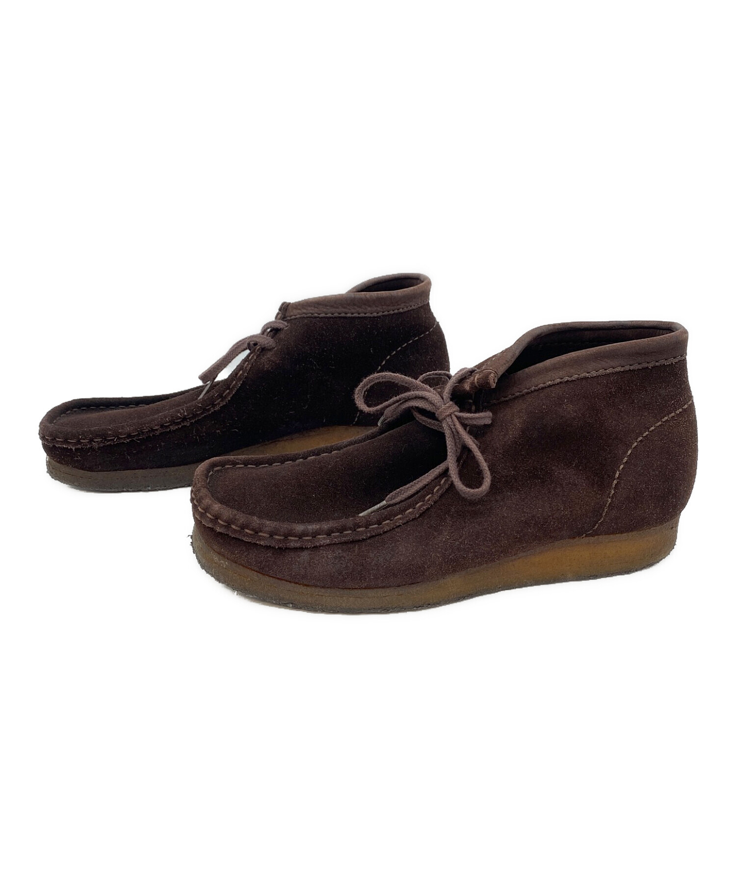 中古・古着通販】CLARKS (クラークス) ワラビーブーツ ブラウン サイズ:SIZE M (US 9)｜ブランド・古着通販  トレファク公式【TREFAC FASHION】スマホサイト