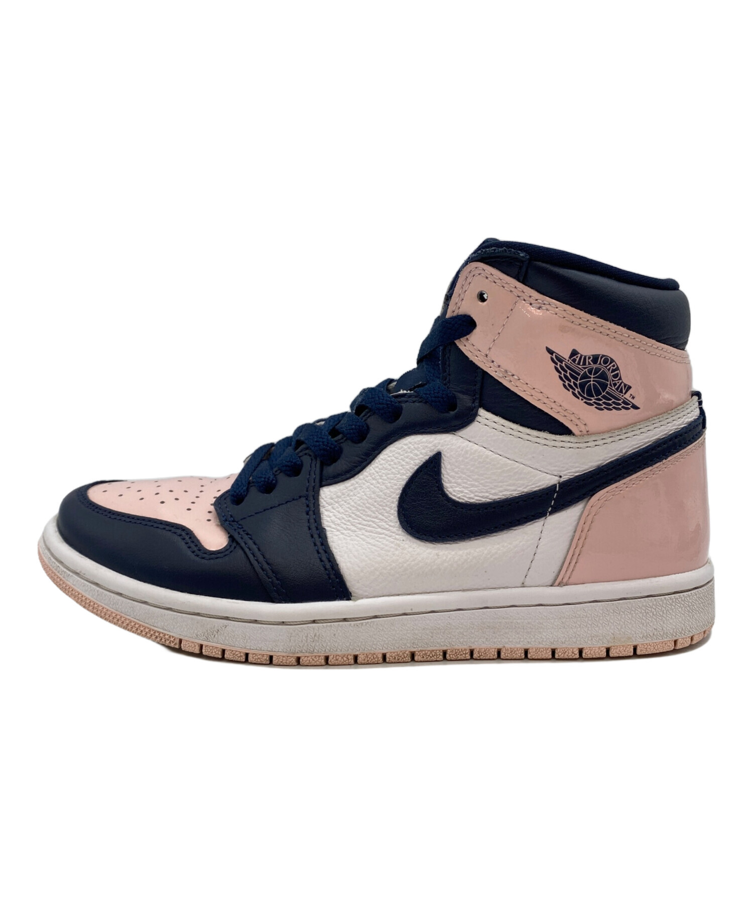 中古・古着通販】NIKE (ナイキ) AIR JORDAN 1 RETRO HIGH OG ピンク×ネイビー サイズ:24ｃｍ｜ブランド・古着通販  トレファク公式【TREFAC FASHION】スマホサイト