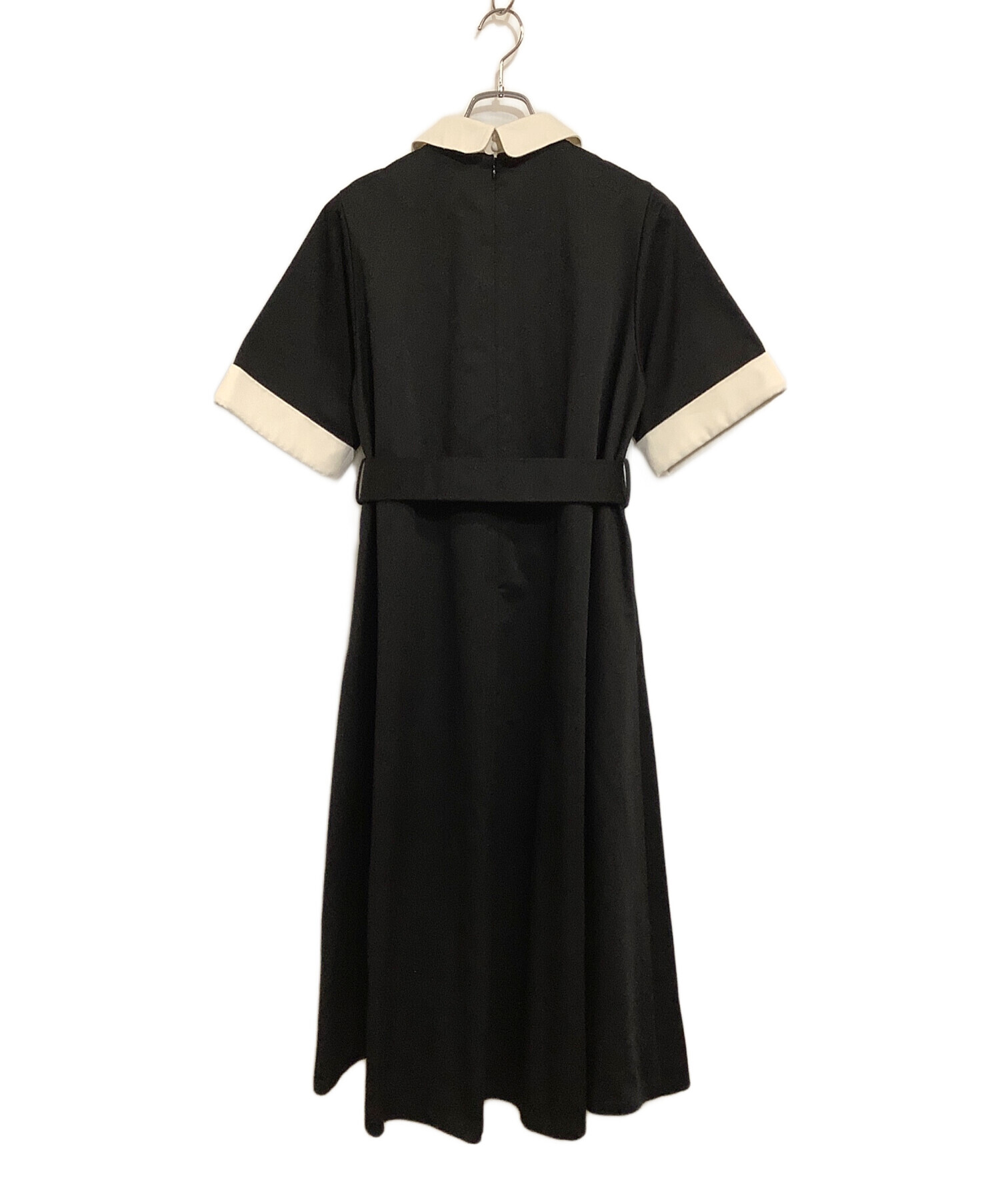 foufou (フーフー) THE DRESS #35 round collar bicolor one piece ブラック サイズ:SIZE 1