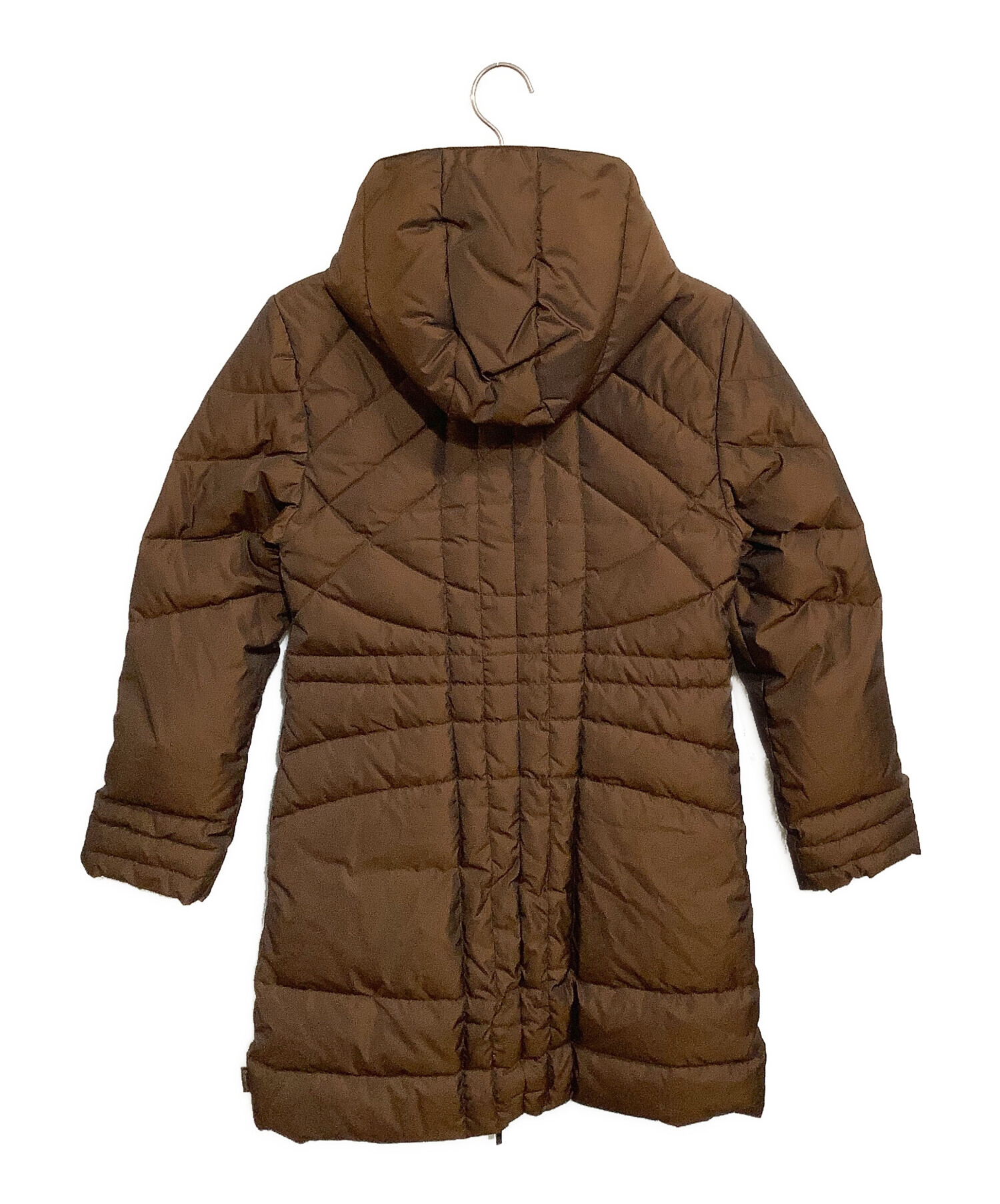 中古・古着通販】MONCLER (モンクレール) ロングダウンジャケット ブラウン サイズ:SIZE0｜ブランド・古着通販  トレファク公式【TREFAC FASHION】スマホサイト