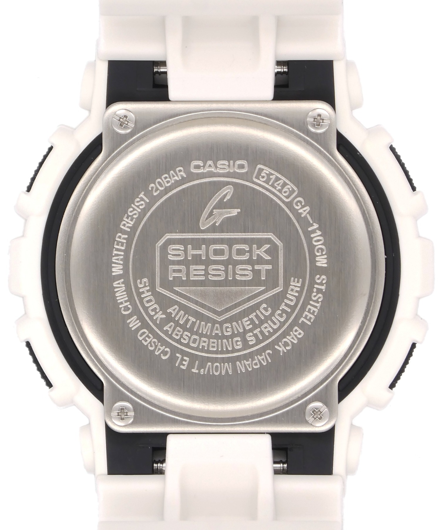 CASIO (カシオ) G-SHOCK GA-110GW-7AJF ホワイト×ブラック サイズ:23-16cm