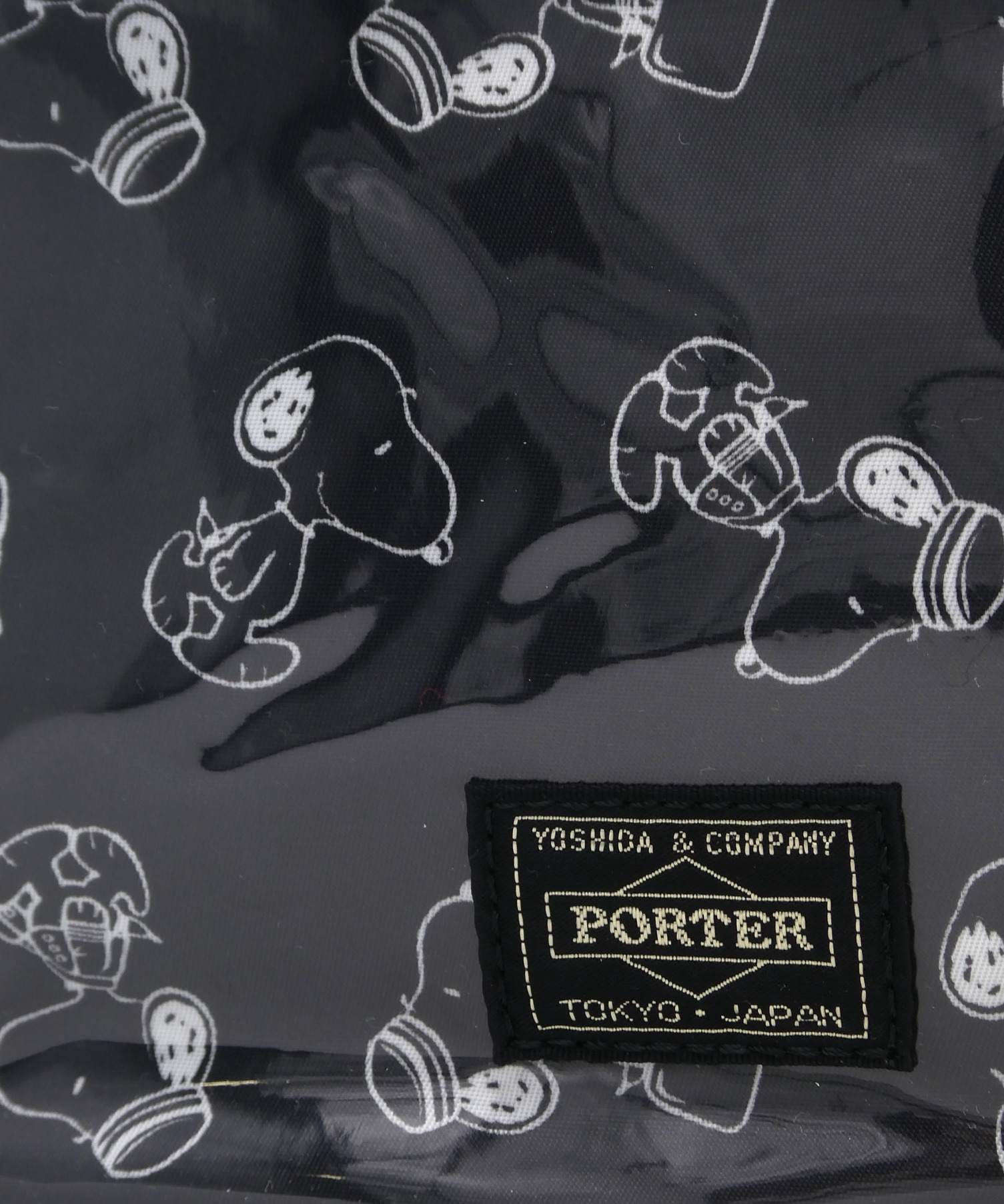 JOE PORTER (ジョーポーター) スヌーピー×PORTER ショルダーバッグ ブラック