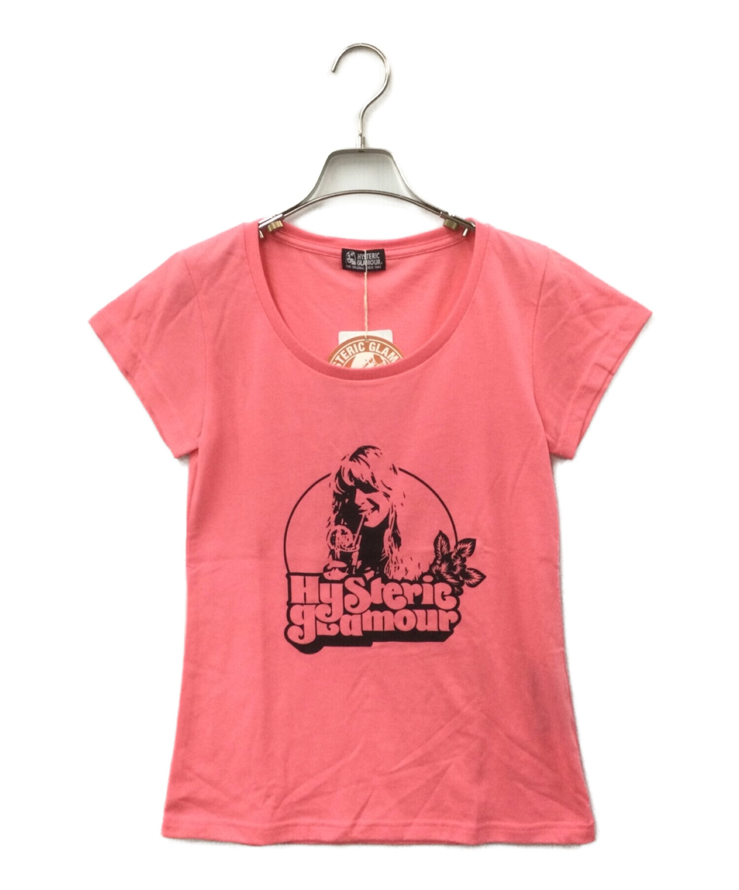 Hysteric Glamour (ヒステリックグラマー) Tシャツ ヒスガール ピンク サイズ:FREE 未使用品
