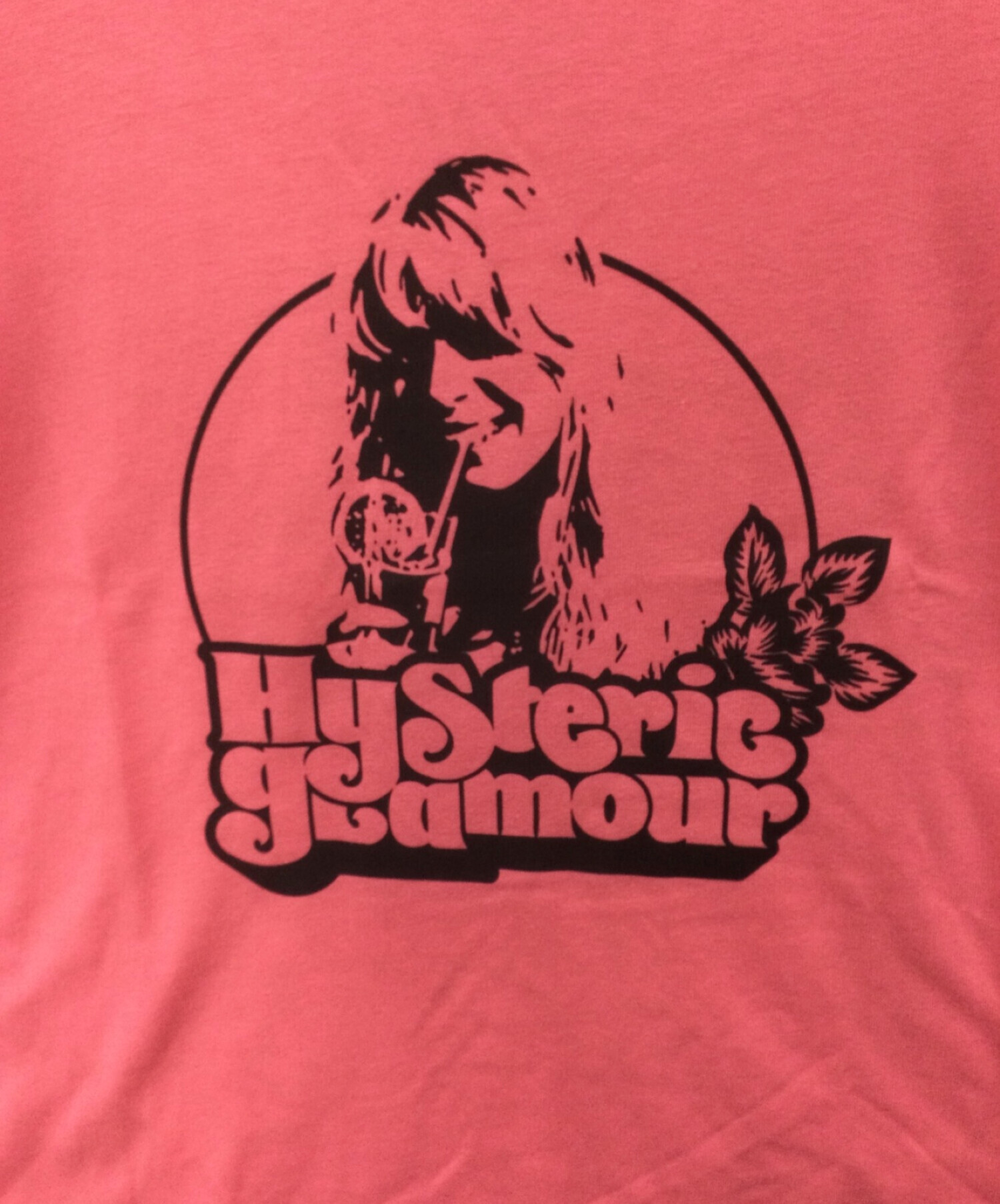 ヒステリックグラマー ヒスガール Tシャツ 半袖 S ビッグロゴ ピンク