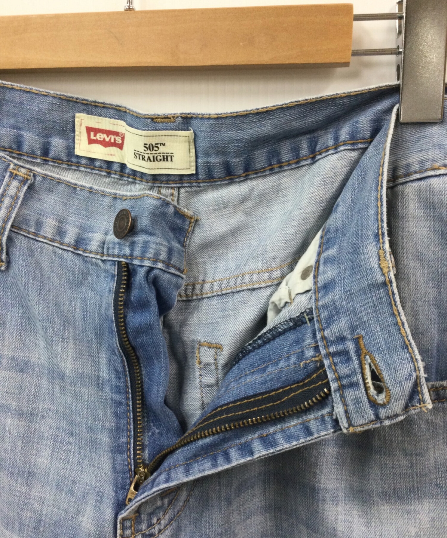 中古・古着通販】LEVI'S (リーバイス) リメイクデニムパンツ ライト