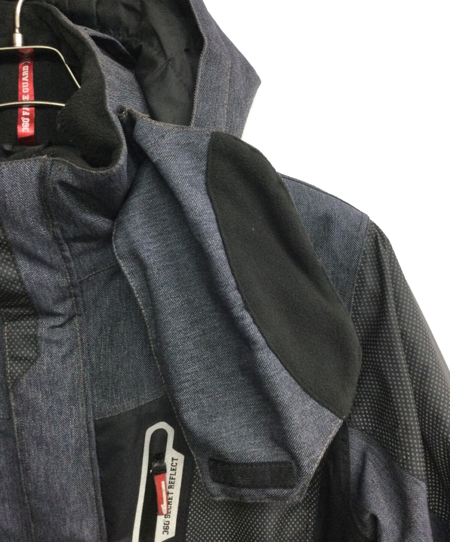 WORKMAN (ワークマン) イージス360°リフレクト 透湿防水防寒DENIMジャケット ネイビー×ブラック サイズ:L