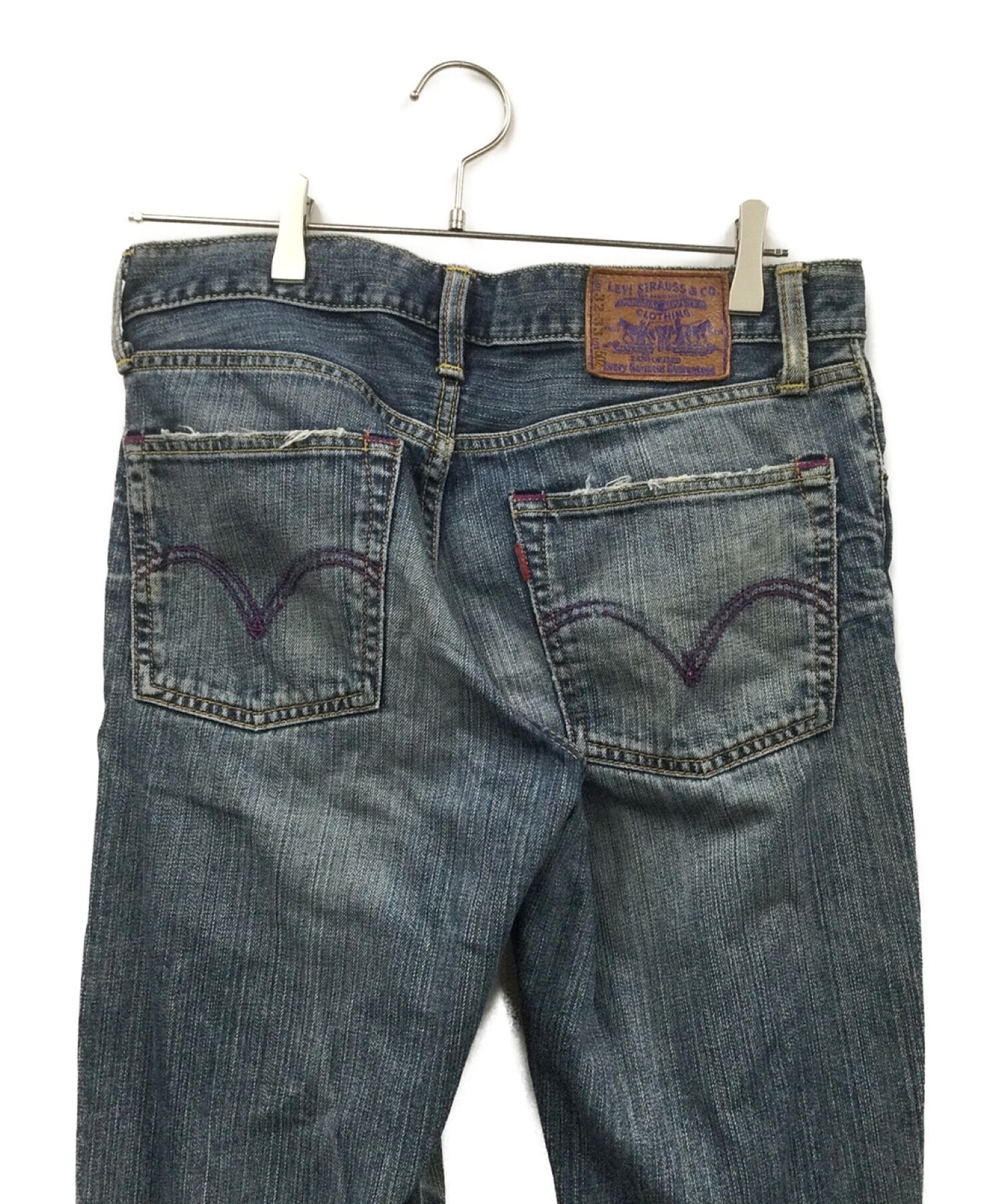 中古・古着通販】LEVI'S (リーバイス) 502 デニムパンツ ダメージ加工