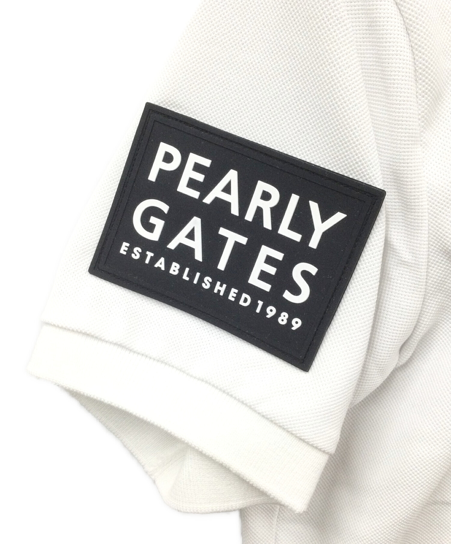 PEARLY GATES (パーリーゲイツ) ALOFTカノコ半袖ポロシャツ ホワイト サイズ:4 未使用品