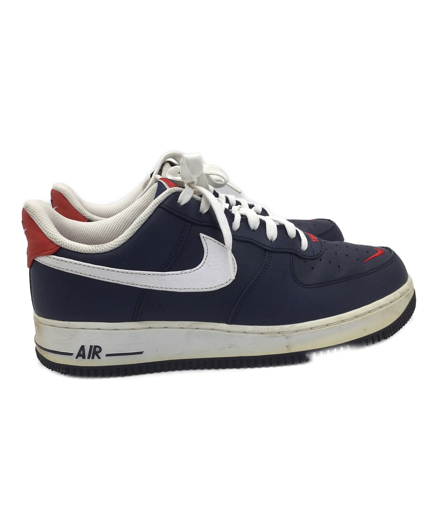 NIKE (ナイキ) AIR FORCE 1 Low Swoosh Pack Navy ネイビー×ホワイト サイズ:28