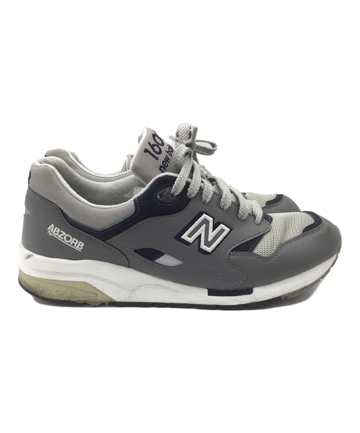 中古・古着通販】NEW BALANCE (ニューバランス) NEW BALANCE CM1600 GREY/NAVY グレー  サイズ:27｜ブランド・古着通販 トレファク公式【TREFAC FASHION】スマホサイト