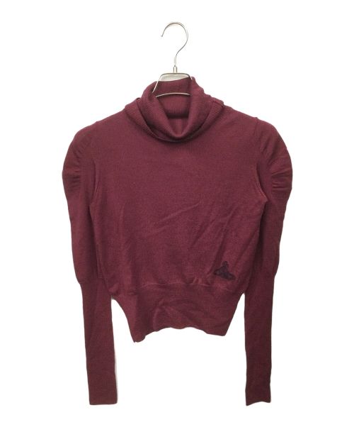 中古・古着通販】Vivienne Westwood RED LABEL (ヴィヴィアンウエストウッドレッドレーベル) タートルネックニット  ワインレッド ワインレッド サイズ:M｜ブランド・古着通販 トレファク公式【TREFAC FASHION】スマホサイト