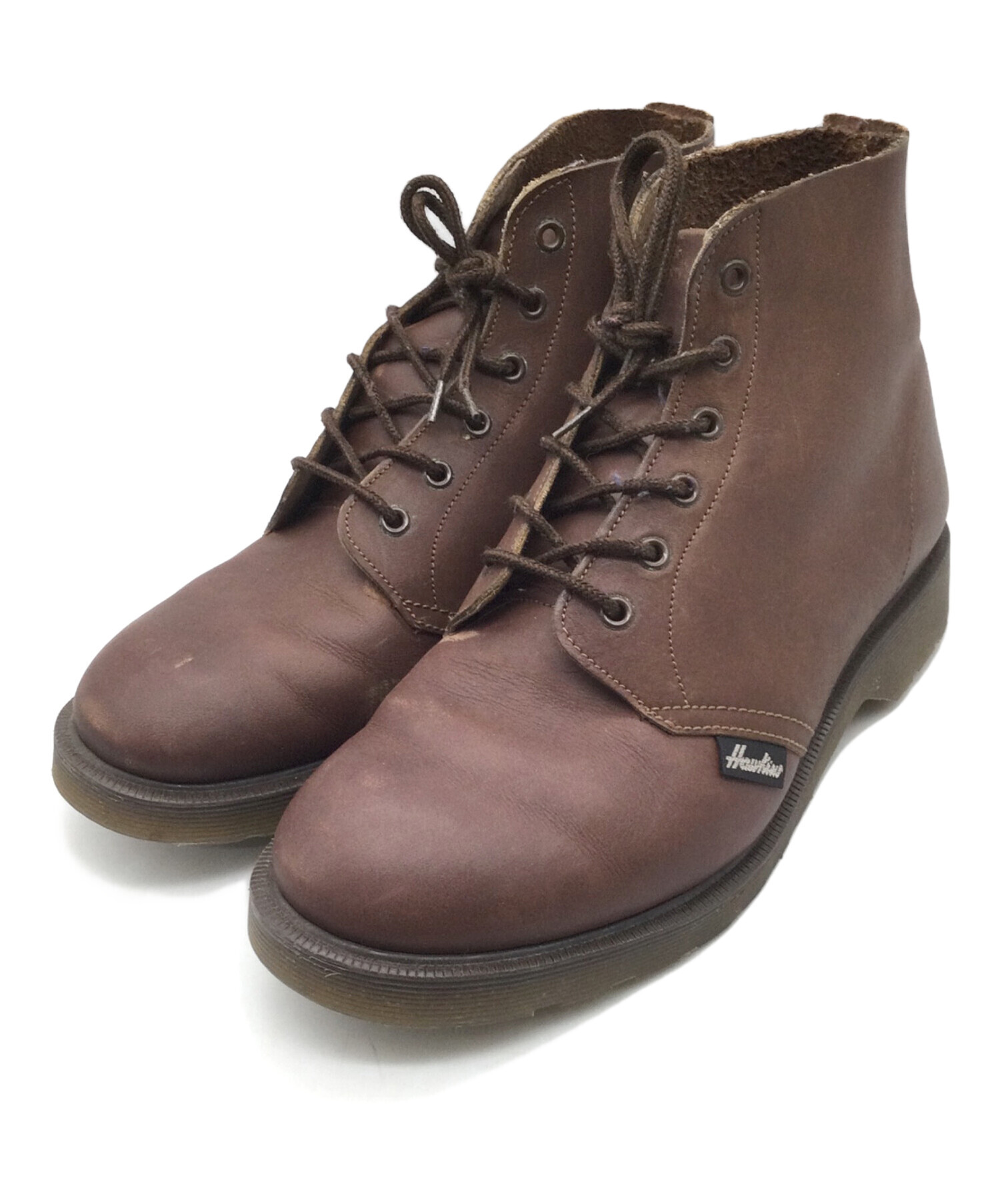 中古・古着通販】Hawkins (ホーキンス) Dr.Martens (ドクターマーチン) コラボワークブーツ ブラウン ブラウン  サイズ:7｜ブランド・古着通販 トレファク公式【TREFAC FASHION】スマホサイト