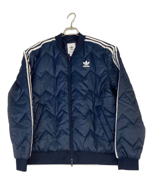 【中古・古着通販】adidas (アディダス) ブルゾン ネイビー