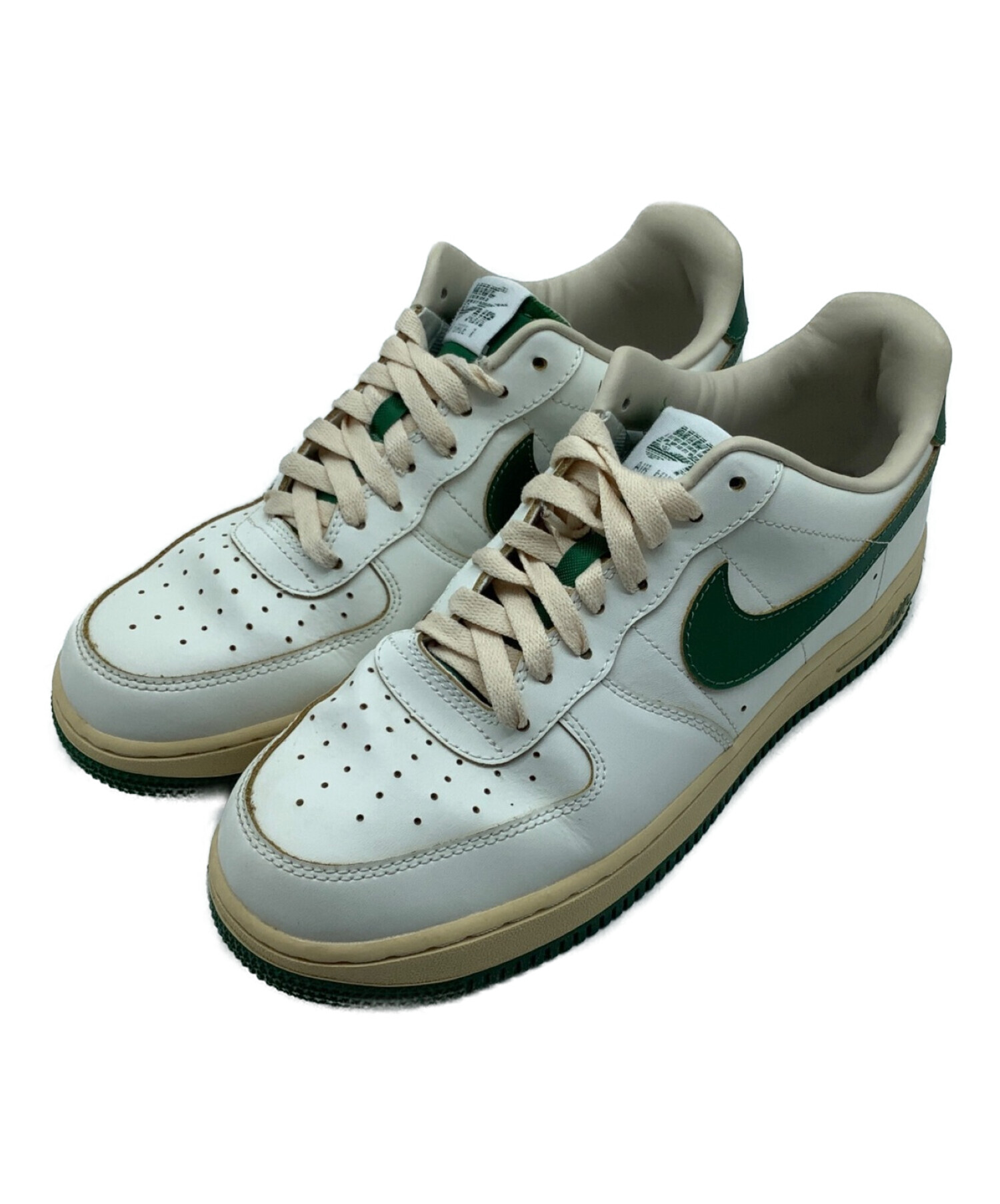 中古・古着通販】NIKE (ナイキ) スニーカー ホワイト×グリーン サイズ