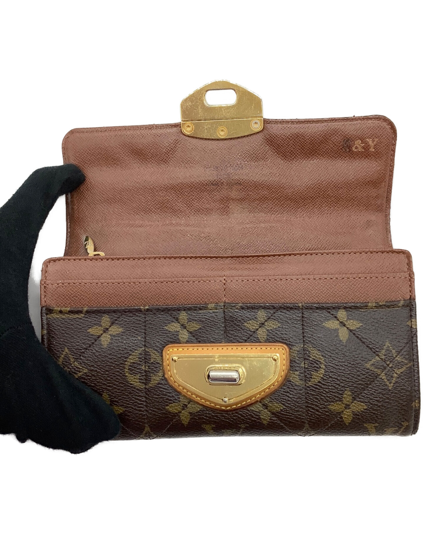 中古・古着通販】LOUIS VUITTON (ルイ ヴィトン) ポルトフォイユ サラ モノグラム・エトワール ブラウン｜ブランド・古着通販  トレファク公式【TREFAC FASHION】スマホサイト