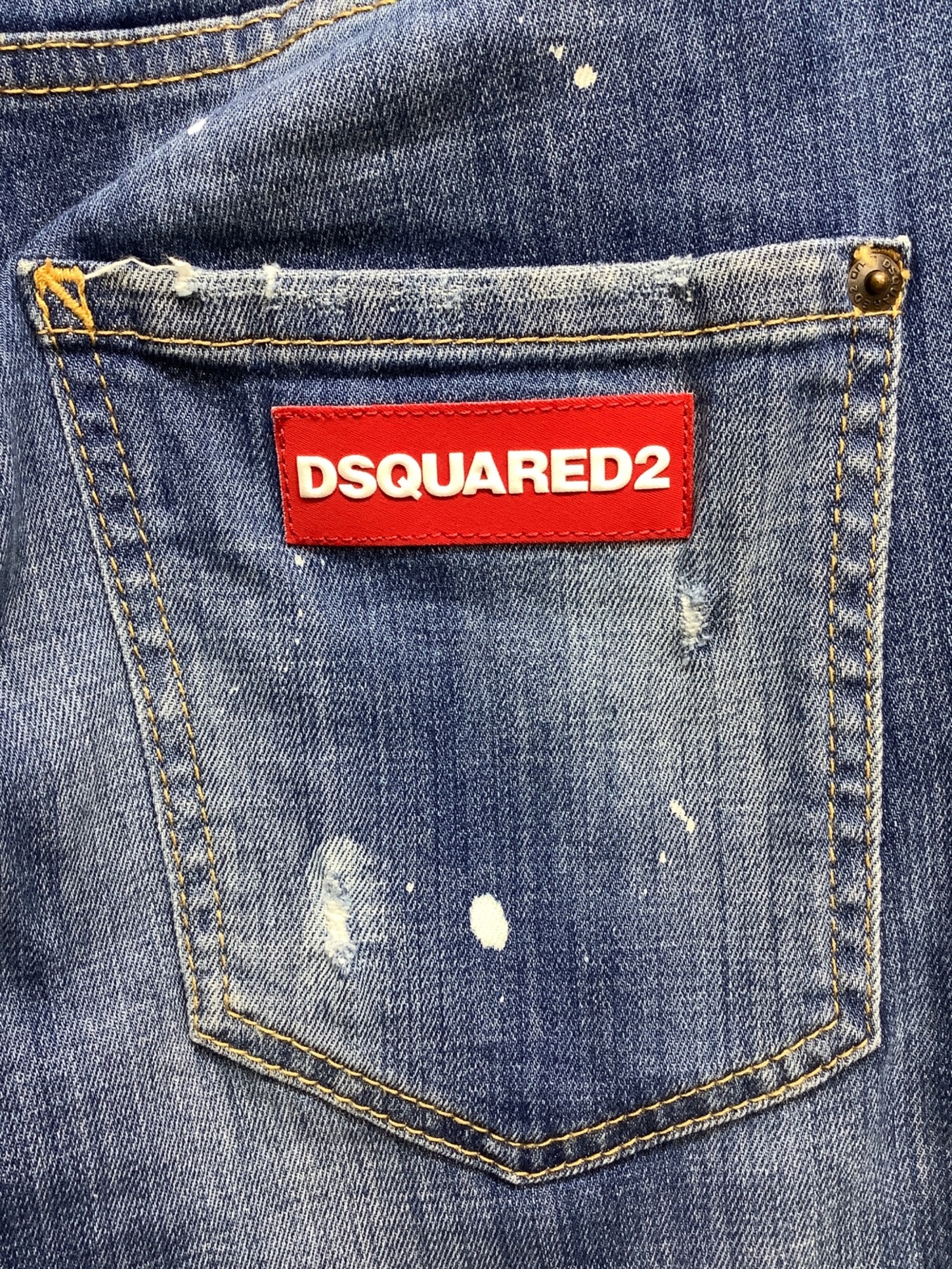 DSQUARED2 (ディースクエアード) デニムパンツ インディゴ サイズ:46