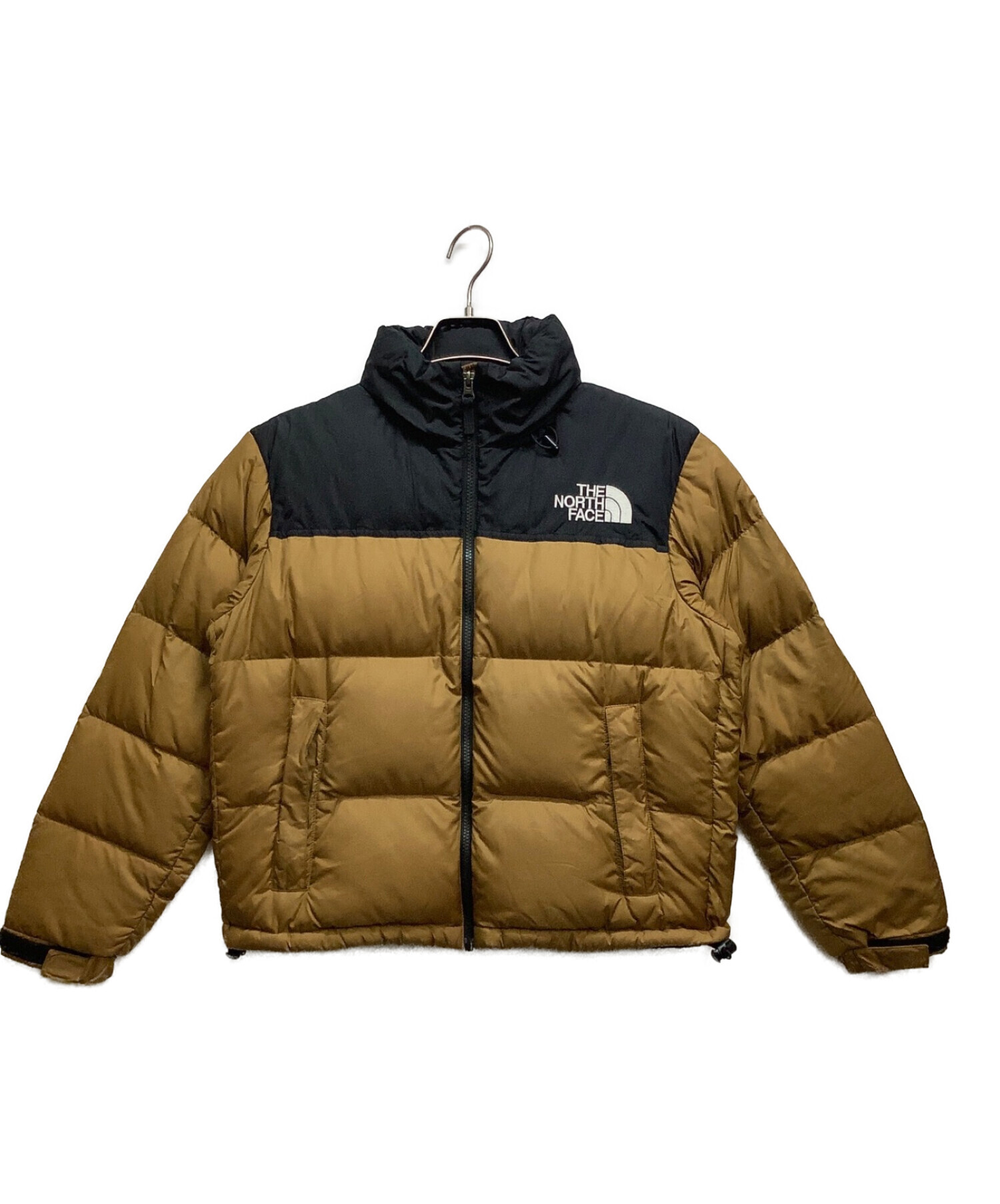 THE NORTH FACE (ザ ノース フェイス) ショートヌプシジャケット ブラウン×ブラック サイズ:M