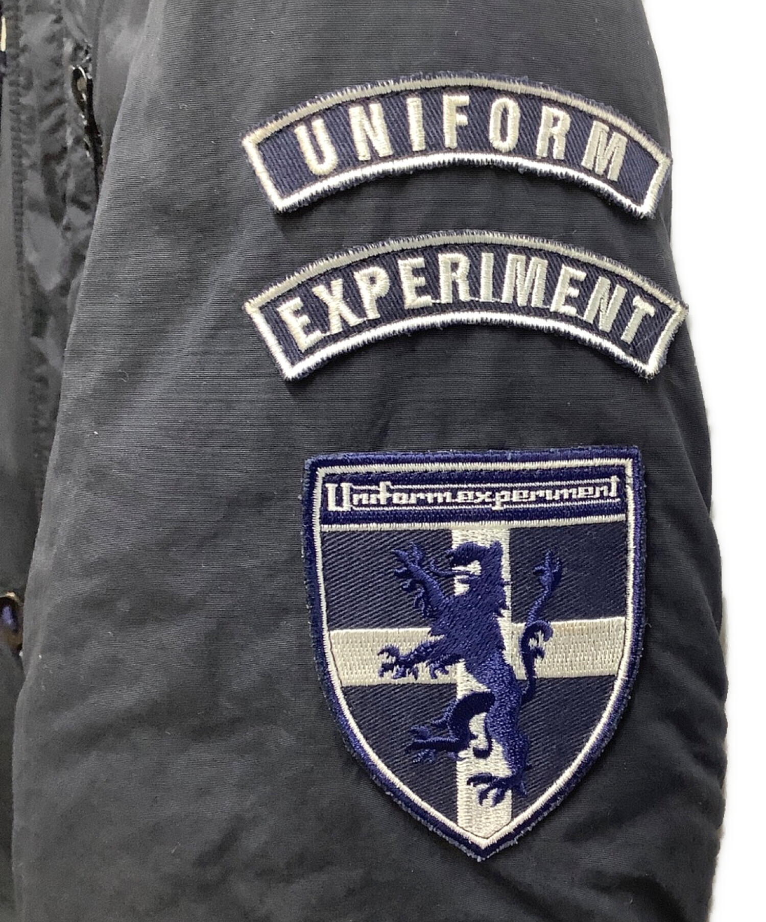 中古・古着通販】uniform experiment (ユニフォームエクスペリメント) モッズコート ネイビー サイズ:1｜ブランド・古着通販  トレファク公式【TREFAC FASHION】スマホサイト